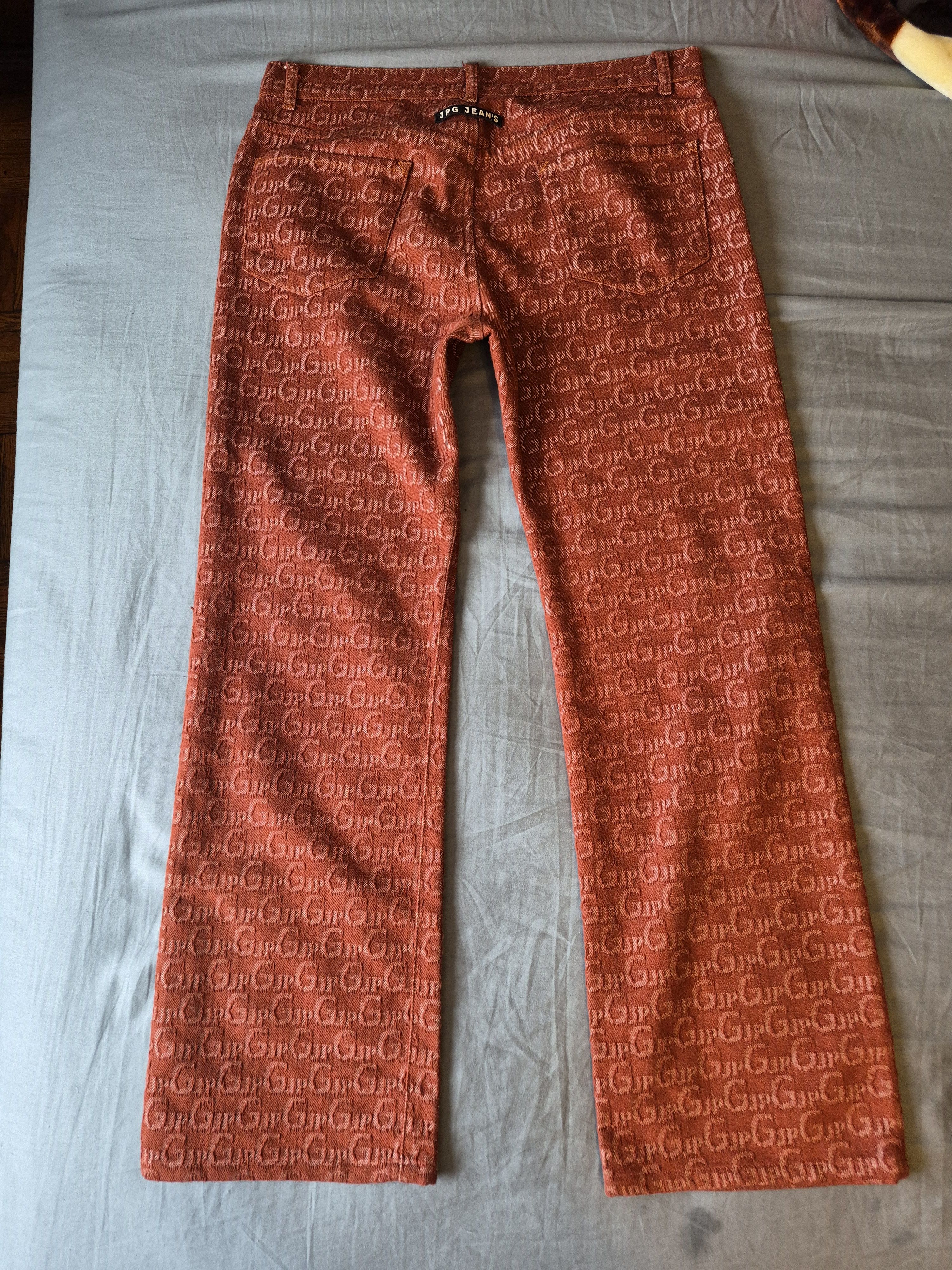 Jean Paul Gaultier Vintage jean paul gaultier monogram pants Size US 33 - 9 Thumbnail