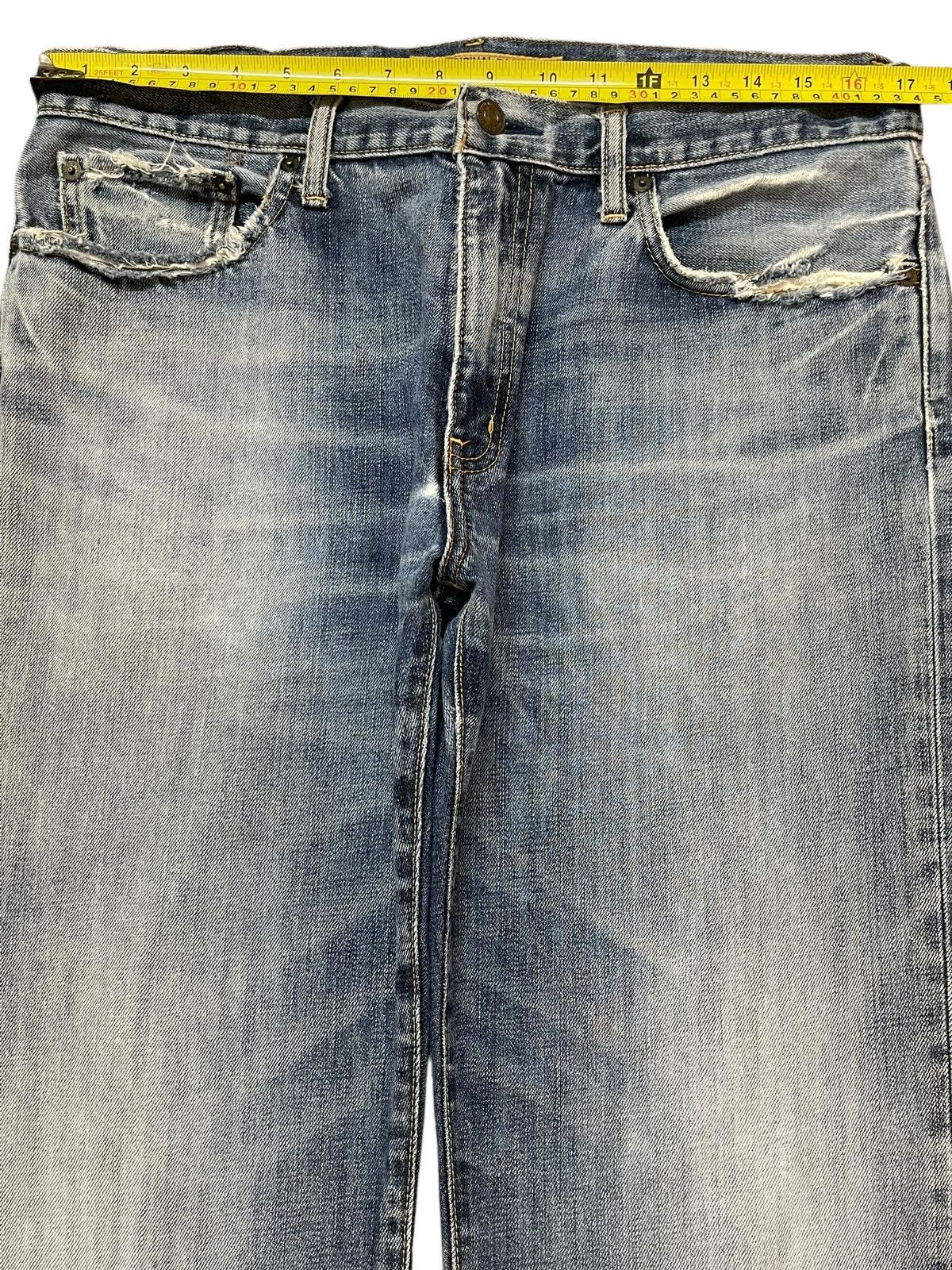 Uniqlo Vintage Japanese Uniqlo Blue Wash Style Loose Jeans Size US 34 / EU 50 - 11 Thumbnail