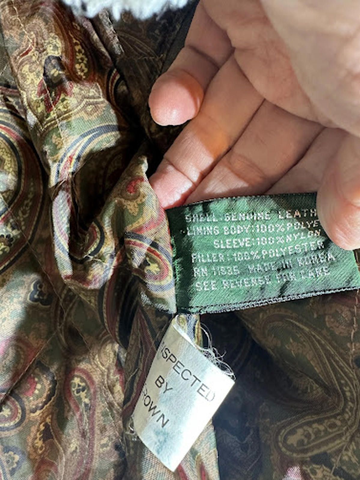 Hunt Club Vintage Hunt Club Leather Bomber Paisley Lined Medium Size US M / EU 48-50 / 2 - 7 Thumbnail