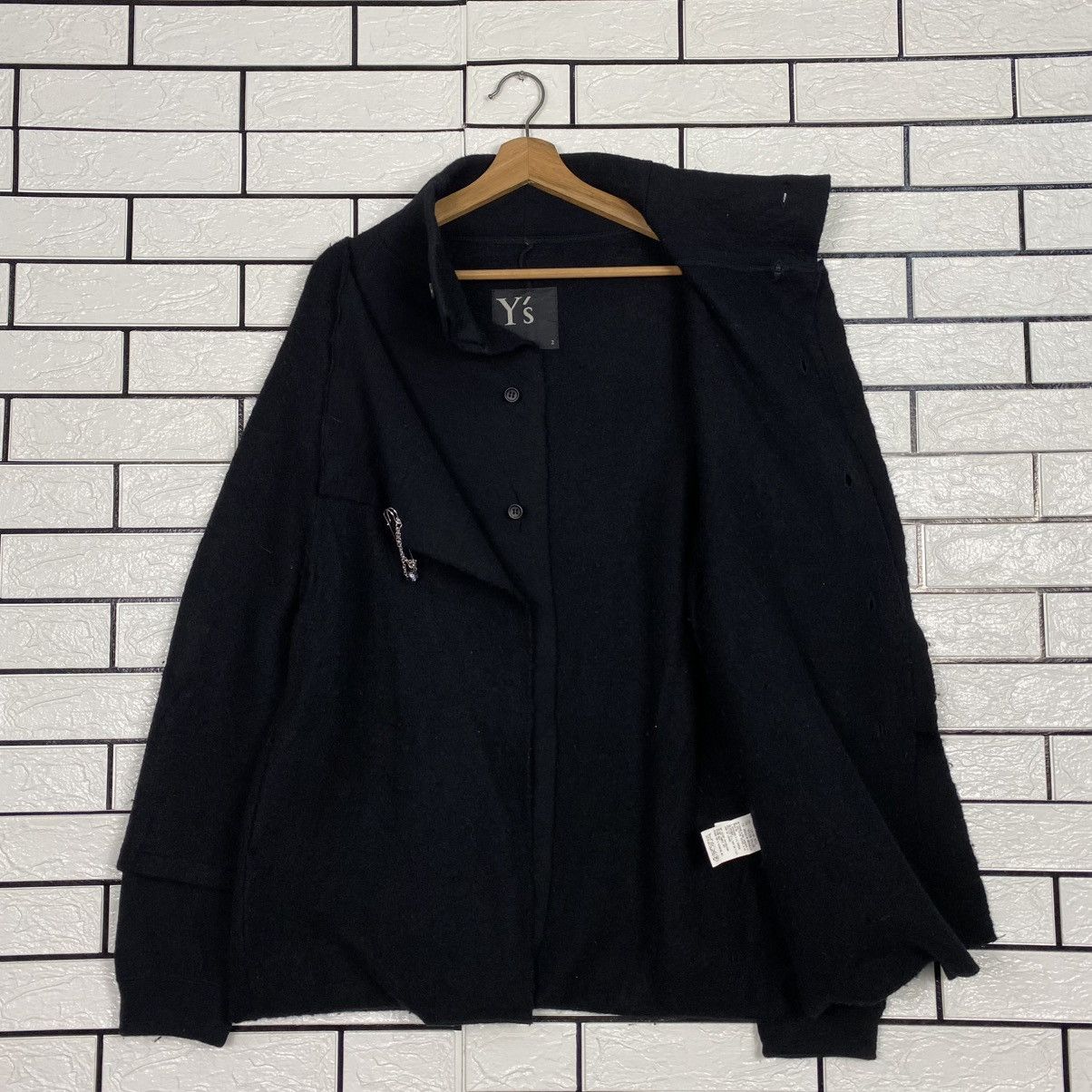 Yohji Yamamoto 🔥RUNWAY AVANT GARDE Y’S YOHJI YAMAMOTO DOUBLE LAYER JACKET Size M / US 6-8 / IT 42-44 - 1 Thumbnail