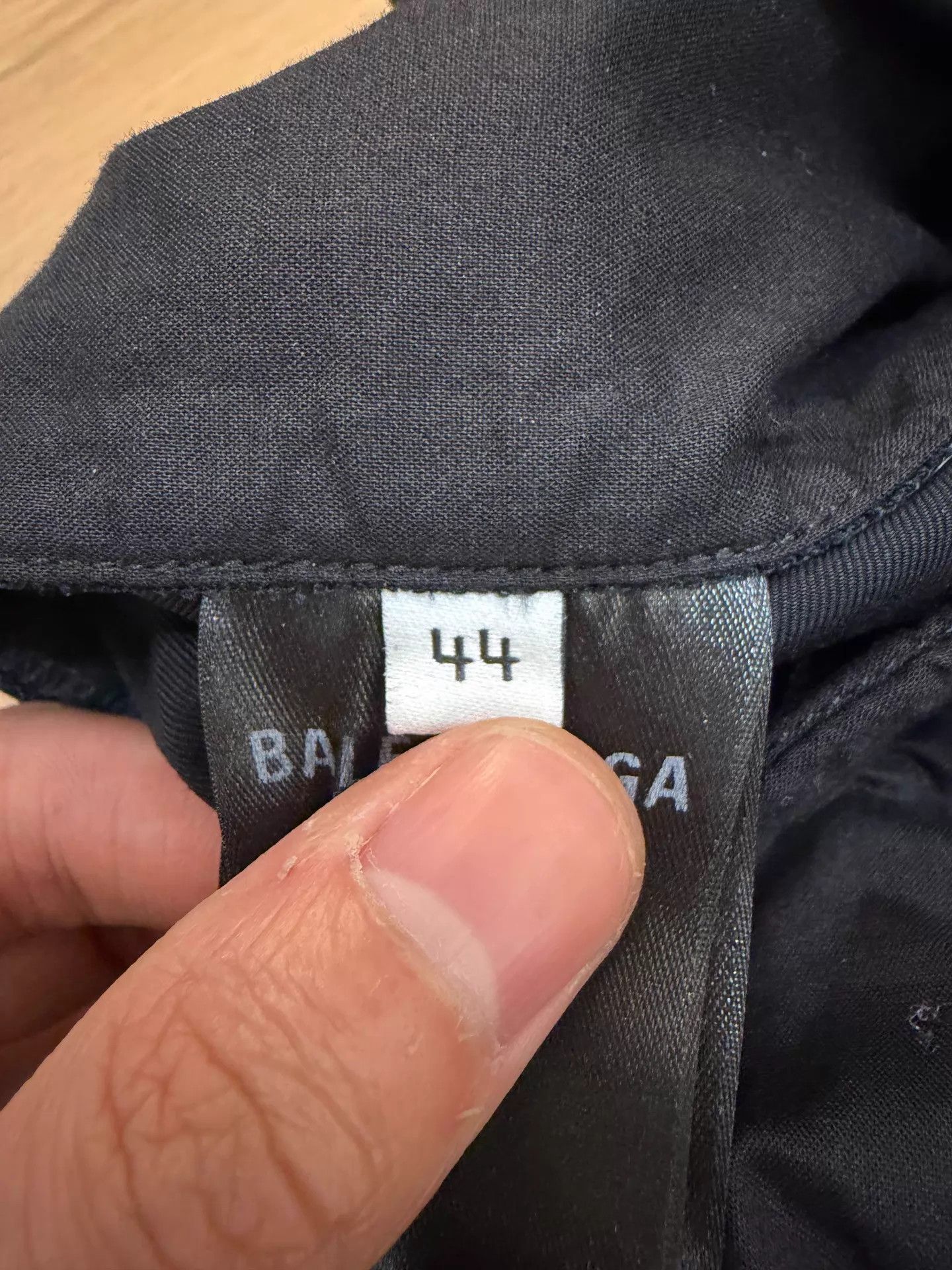 Balenciaga Balenciaga Black Elastic Waist Pleated Straight Pants 44 Size US 28 / EU 44 - 5 Thumbnail