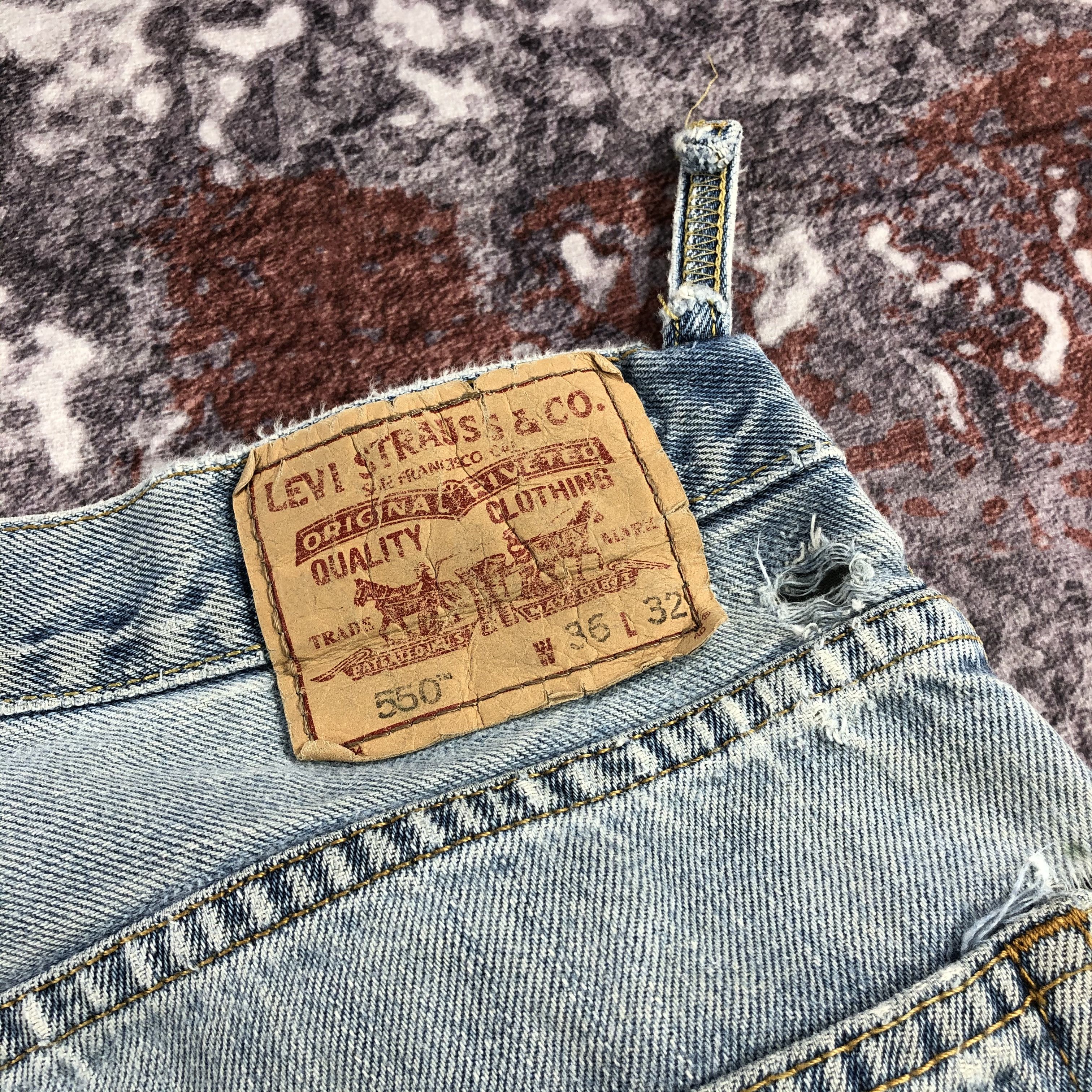 Levi's × Vintage Vintage Blue Wash Levis 550 Jeans-JM2461 Size US 36 / EU 52 - 8 Thumbnail