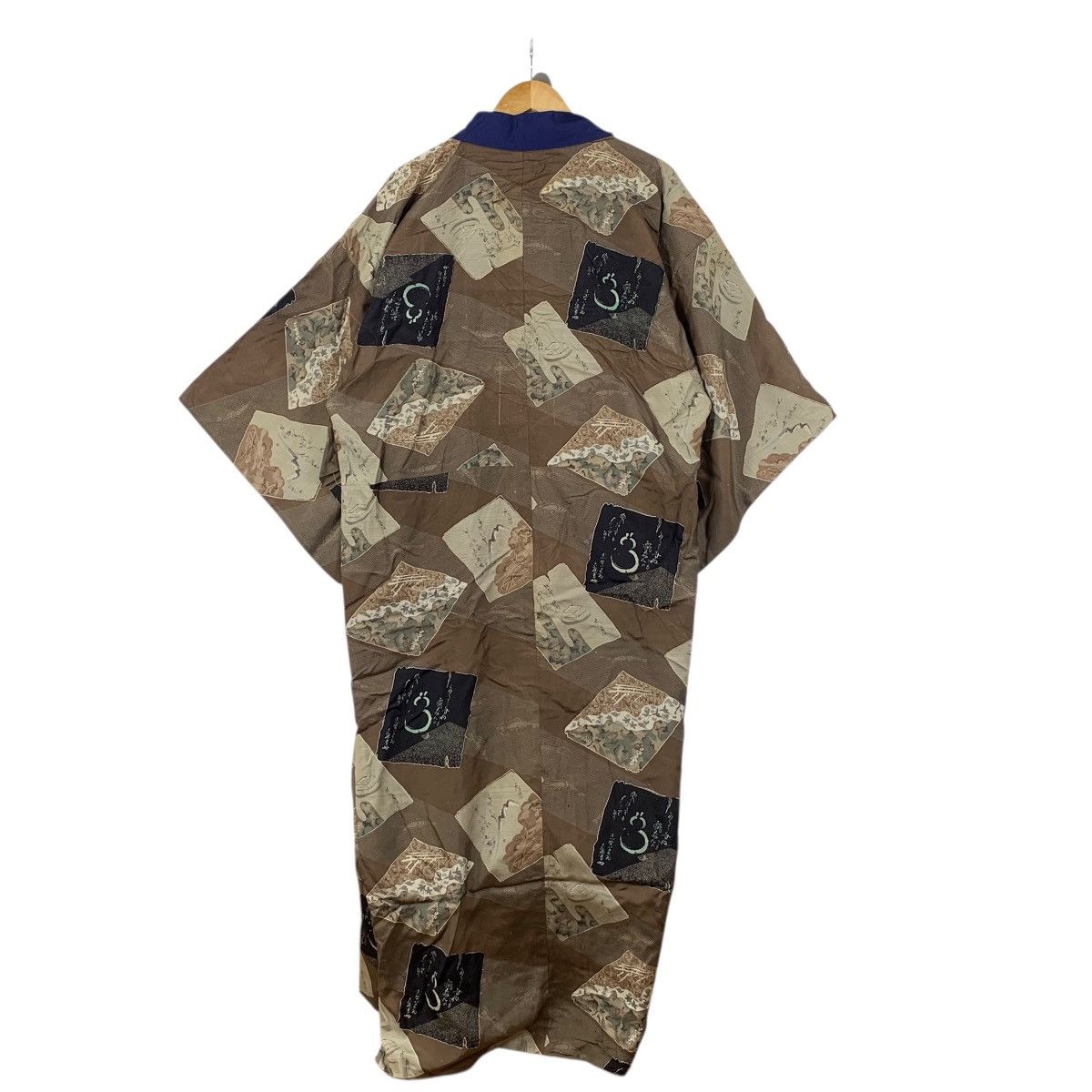 Vintage Vintage 70s KIMONO JAPAN TRADITIONAL Temple AOP Sukajan Coat Size L / US 10 / IT 46 - 6 Thumbnail