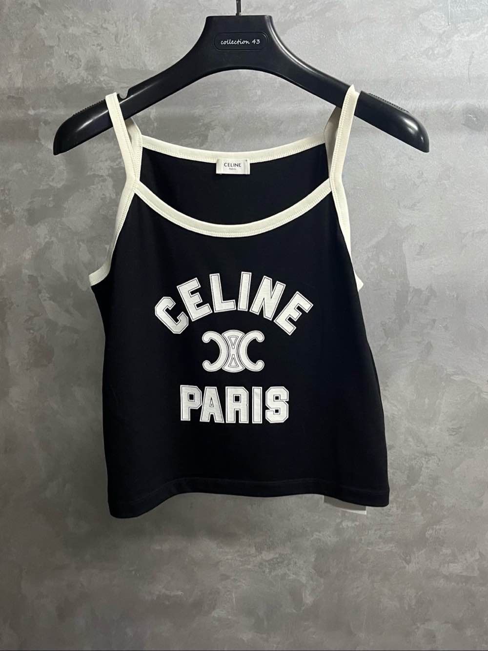Celine Celine Logo Tank Top Size L Size L / US 10 / IT 46 - 1 Thumbnail