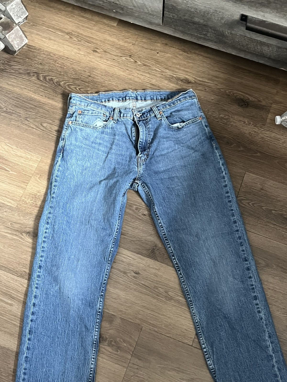 Levi's Levis Blue Baggy Jeans Size US 34 / EU 50 - 2 Thumbnail