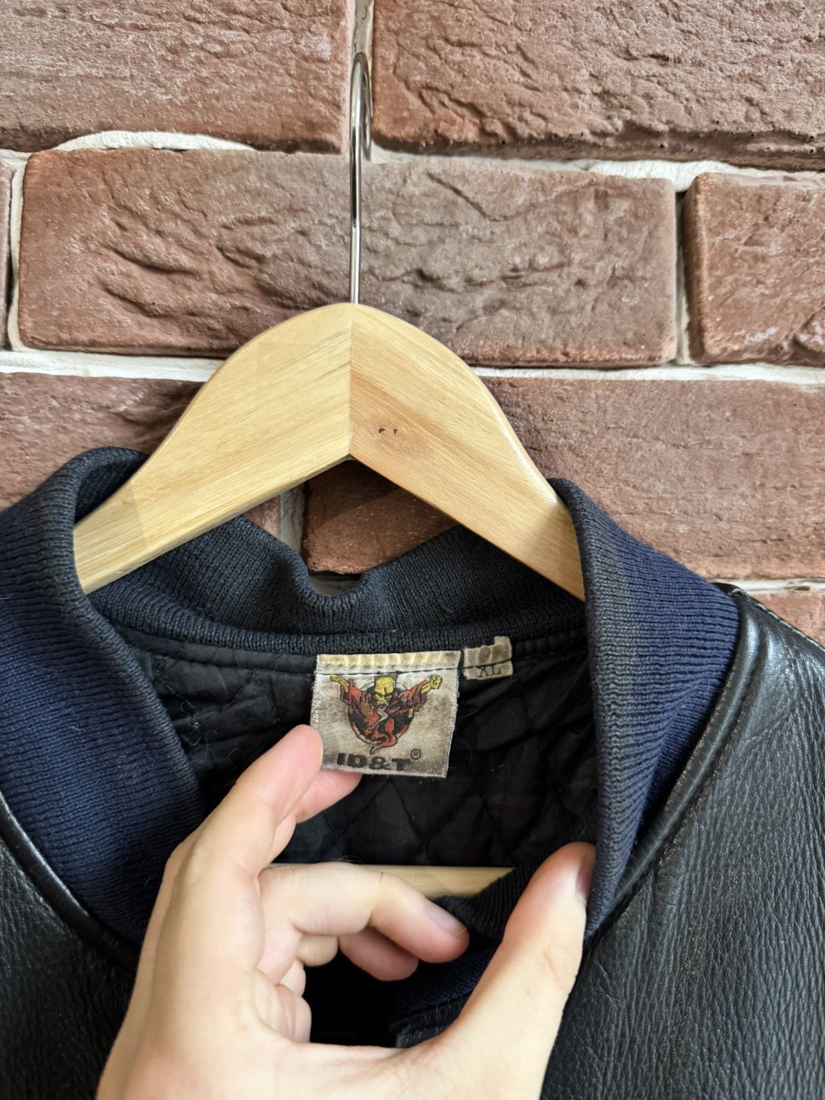 Thunderdome Rare 90s Thunderdome Leather Bomber Jacket Gabber Hardcore Size US XL / EU 56 / 4 - 8 Thumbnail