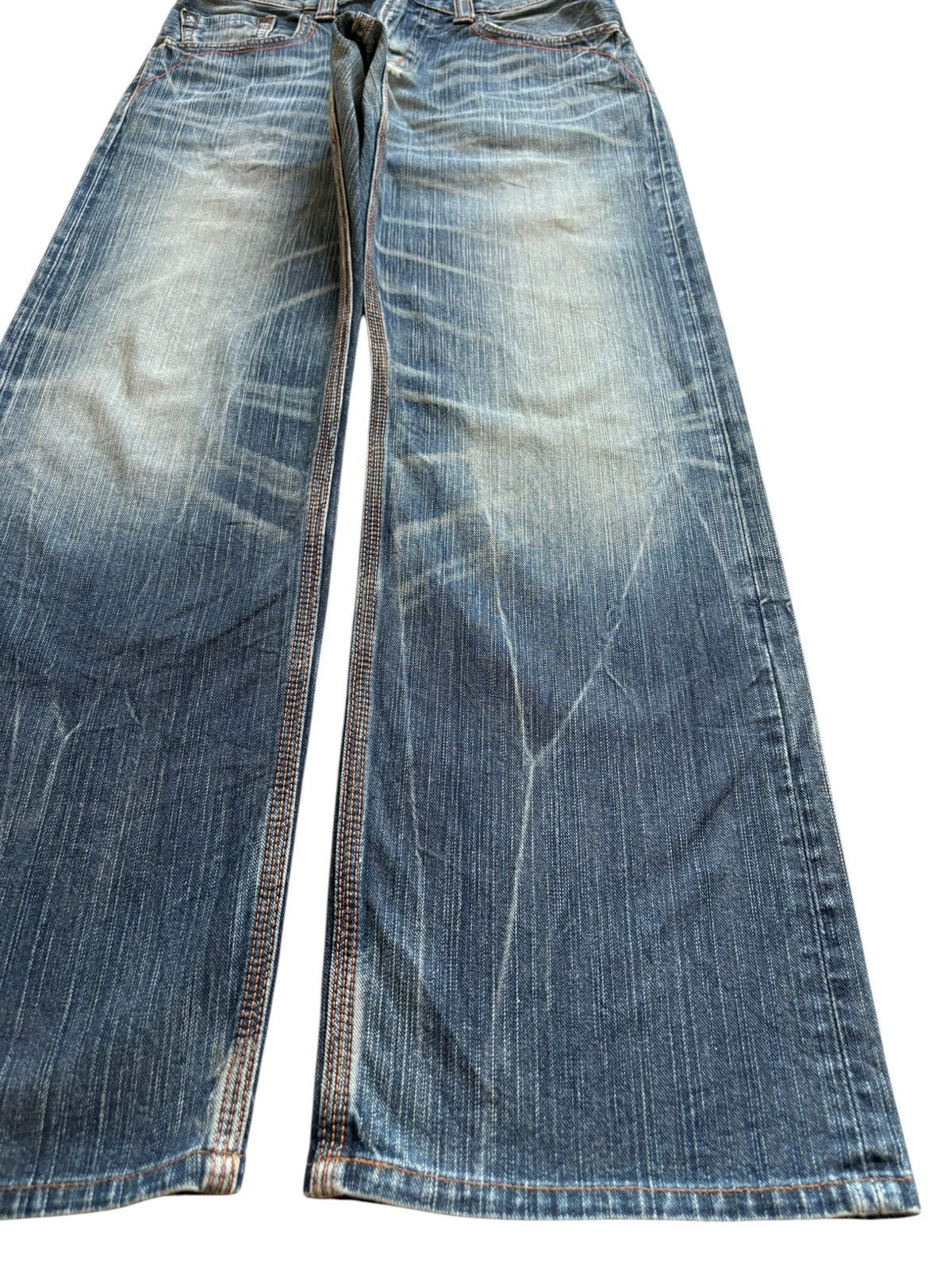 Edwin Exclusive Vintage Edwin 424 Faded Wash Loose Baggy Jeans Size US 32 / EU 48 - 7 Thumbnail