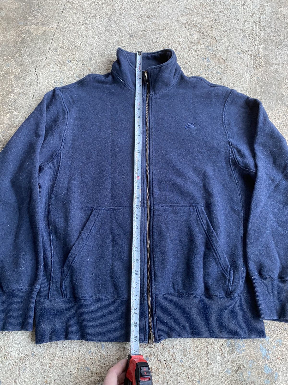 Nike × Vintage Vintage Y2K Nike Embroidered Swoosh Full Zip Sweatshirt Size US L / EU 52-54 / 3 - 10 Thumbnail