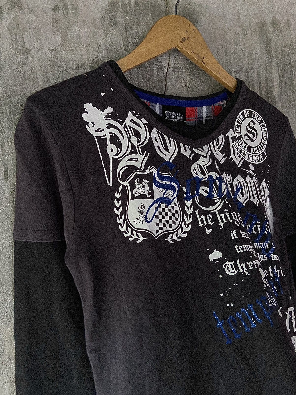 Beauty Beast × Hysteric Glamour × Japanese Brand AUTHENTIC FEELING OF PRESENCE DOUBLE LAYER LONG SLEEVE Size US S / EU 44-46 / 1 - 5 Thumbnail