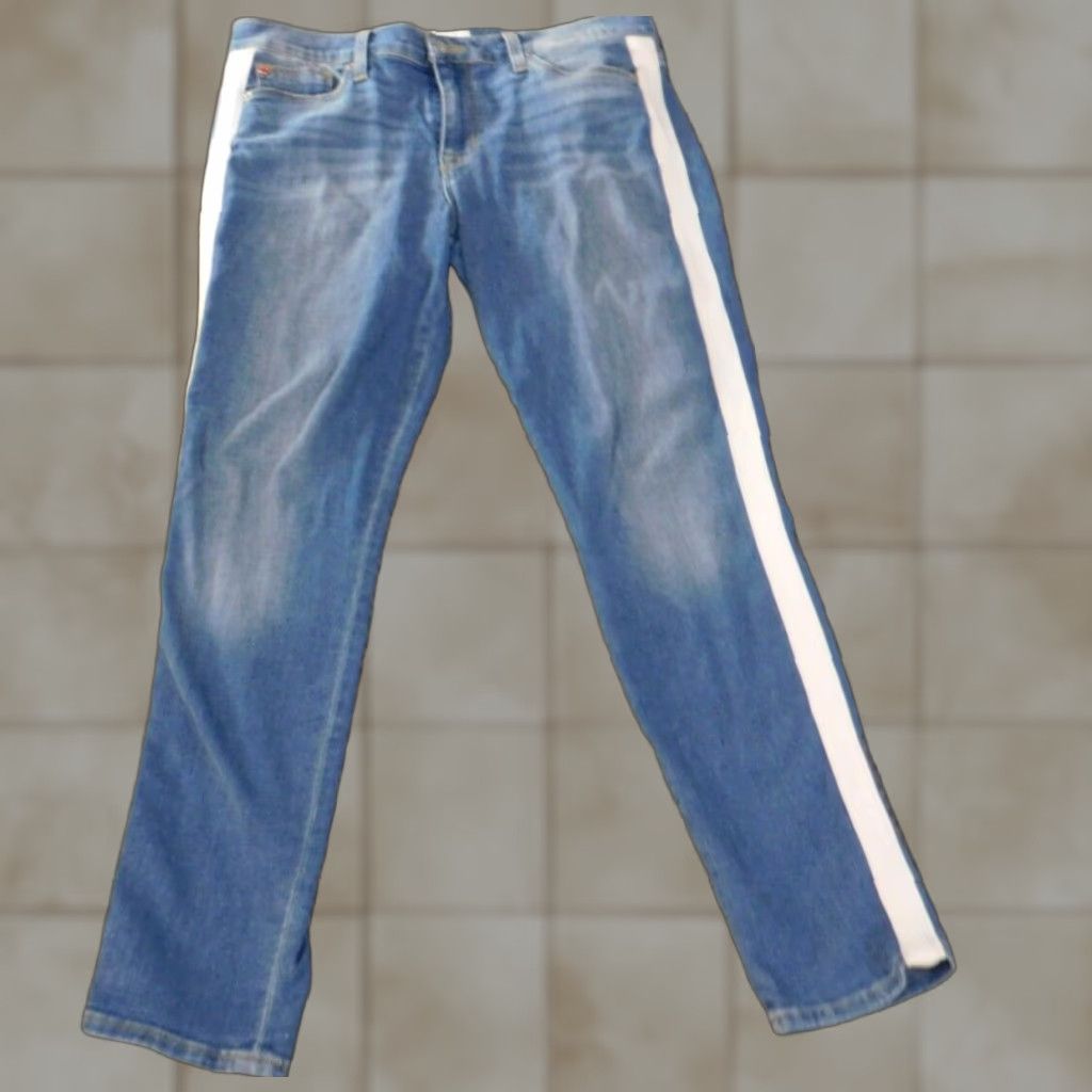 Hudson Hudson Jeans Womens 29 Blue Natalie Mid Rise Skinny Ankle Stretch Denim Jeans Size 29" - 1 Thumbnail