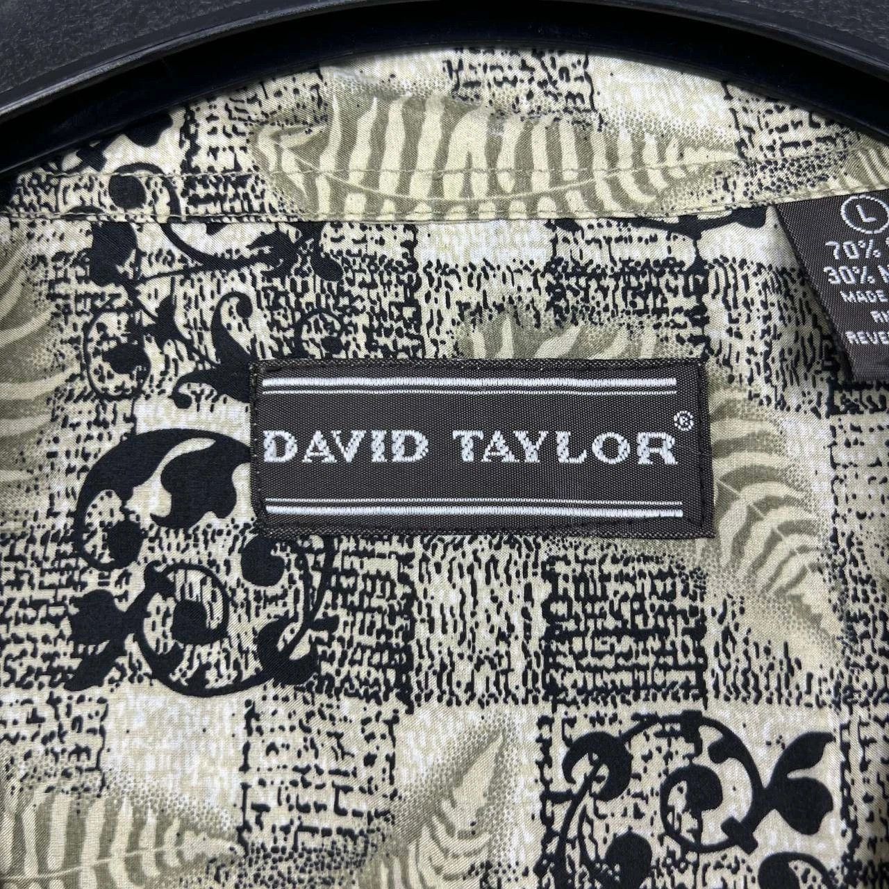 David Taylor David Taylor Shirt Men Hawaiian Floral Button Up Collared L Size US L / EU 52-54 / 3 - 7 Thumbnail