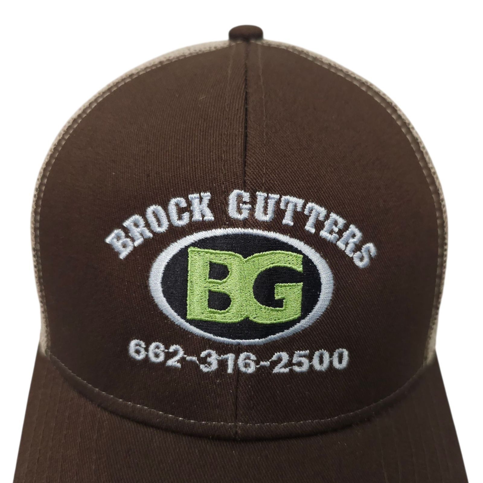 Other Brock Gutters Mesh Snapback Cap Trucker Baseball Embroidered Size ONE SIZE - 7 Thumbnail