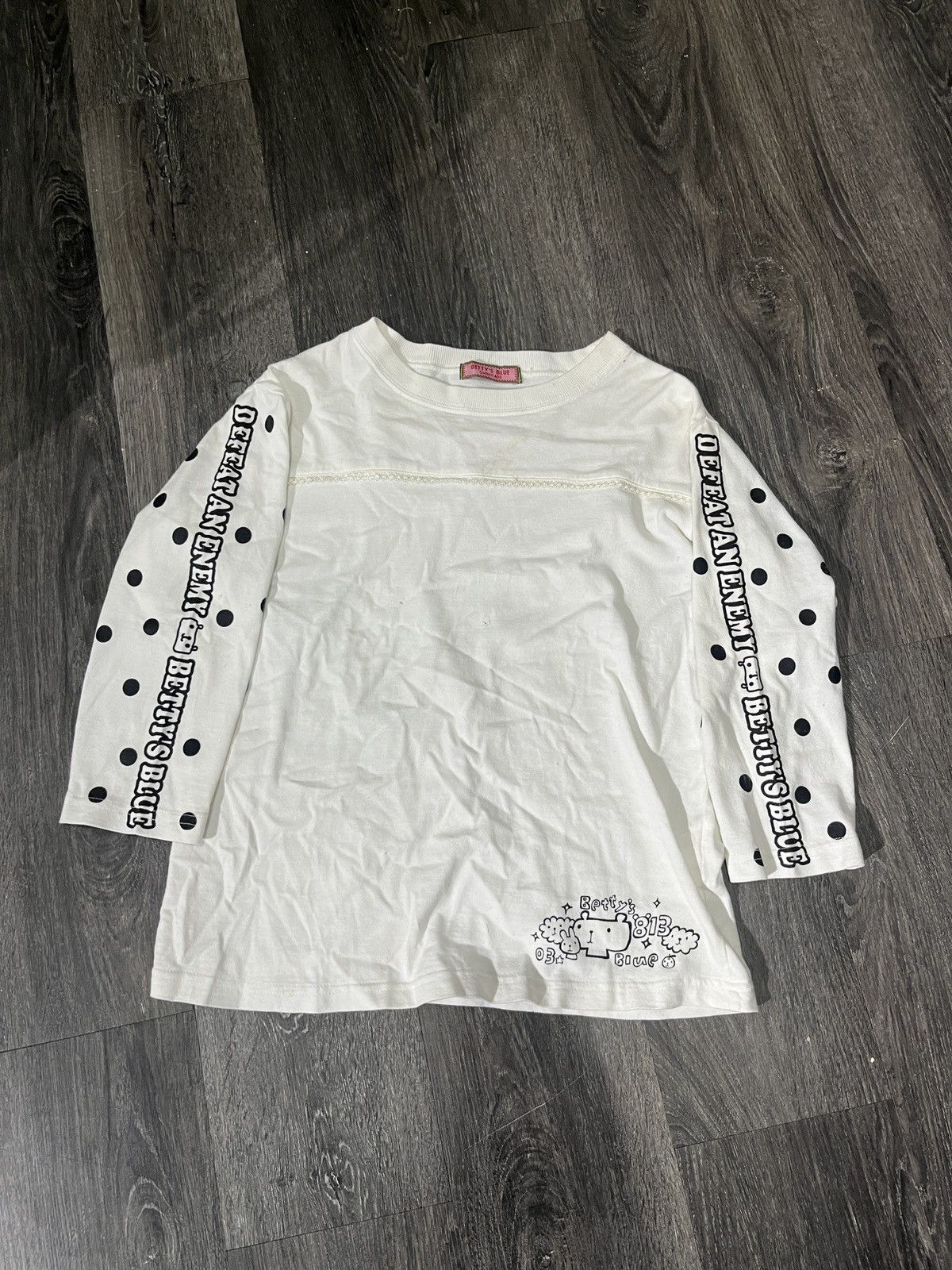 Japanese Brand Betty Blue Shinji Abe Longsleeve Graphic Tshirt Size S / US 4 / IT 40 - 1 Thumbnail