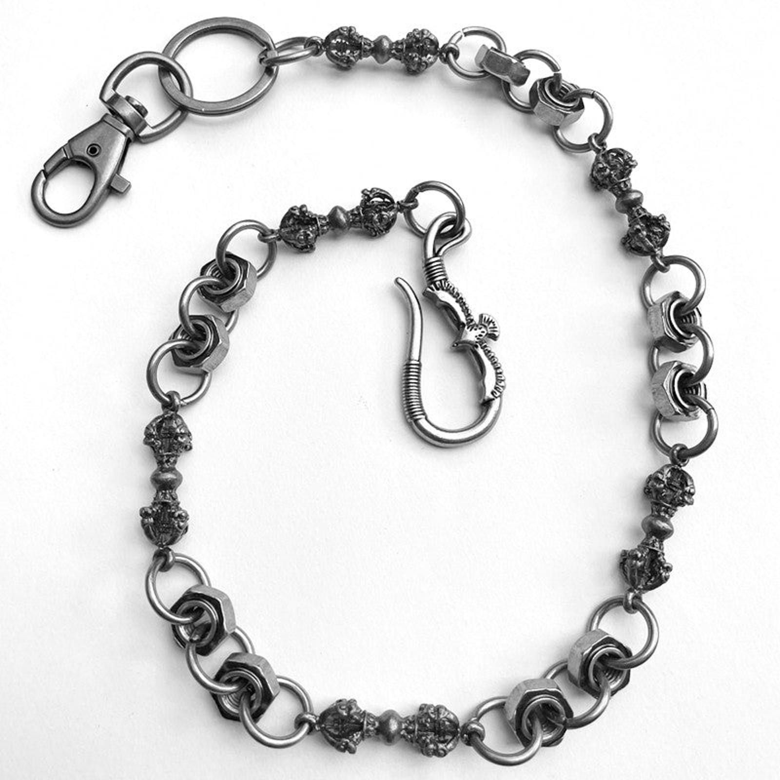 Jewelry Screw Cap Waist Wallet Chain, Pants Chain Size ONE SIZE - 1 Thumbnail