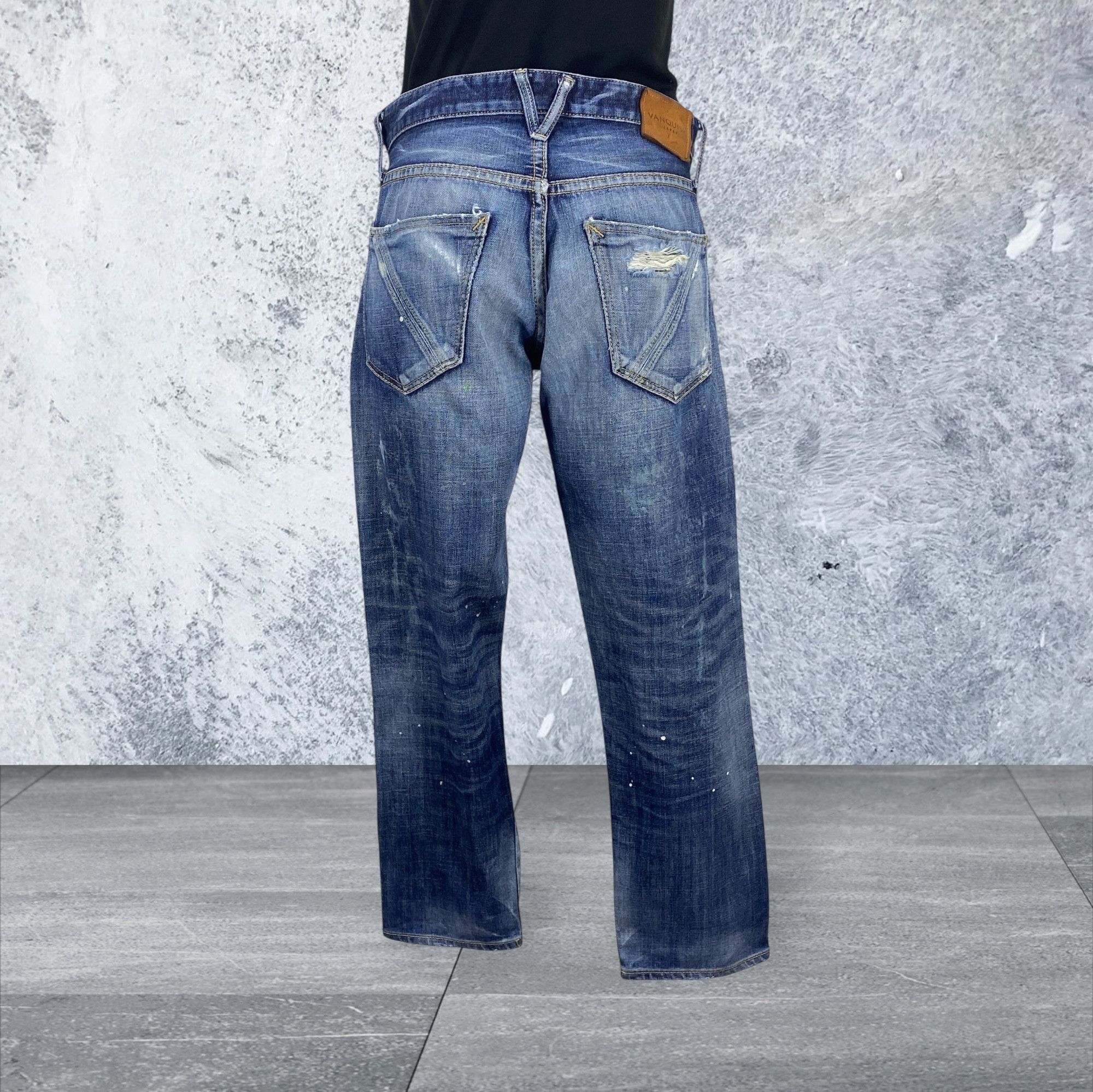 Vanquish Vanquish Denim Jeans Japanese Distressed Jeans Pants Size US 28 / EU 44 - 1 Thumbnail