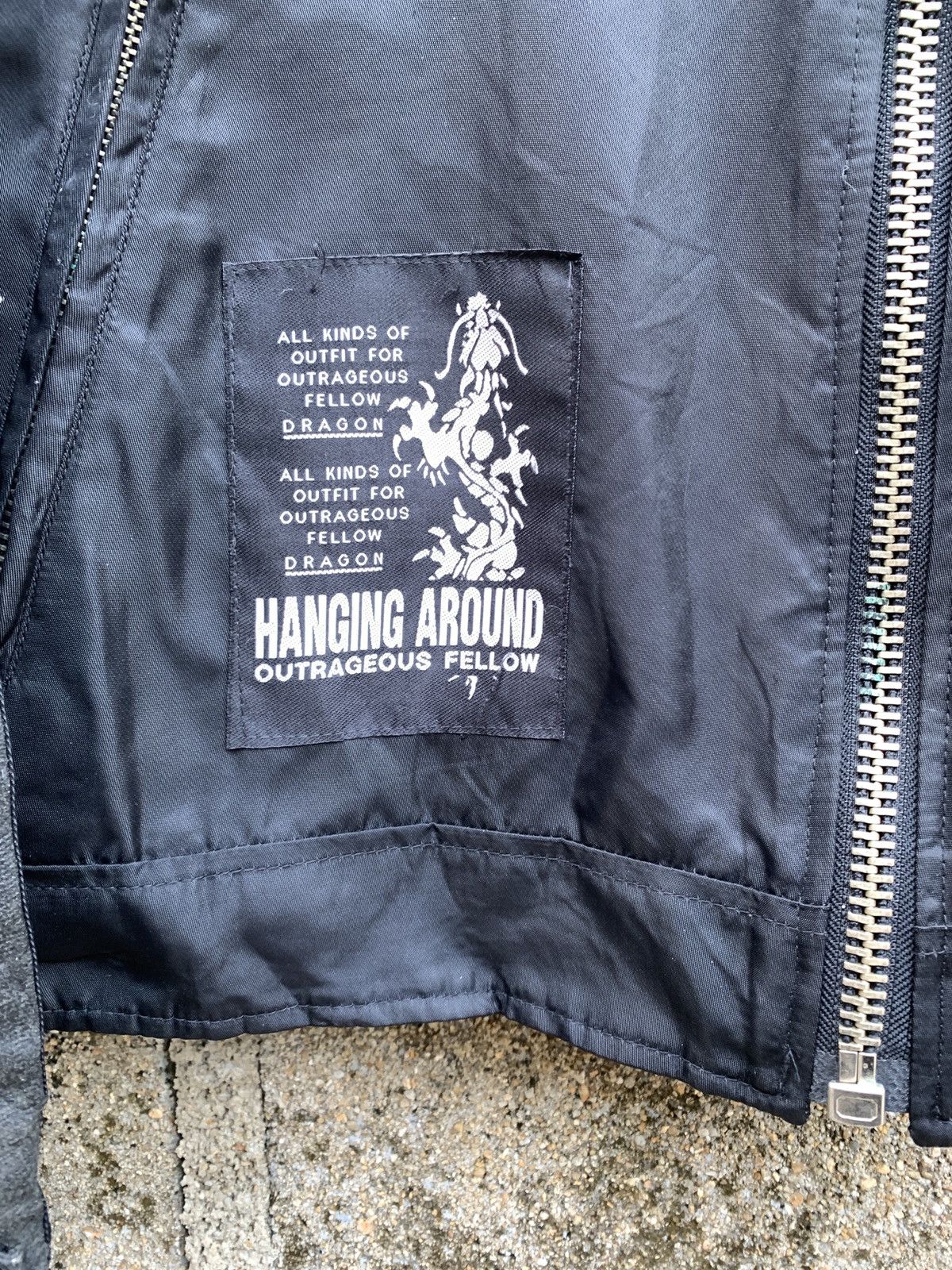 Japanese Brand Vintage Hanging Around Outrageous Fellow Zipper Jacket Size US L / EU 52-54 / 3 - 5 Thumbnail