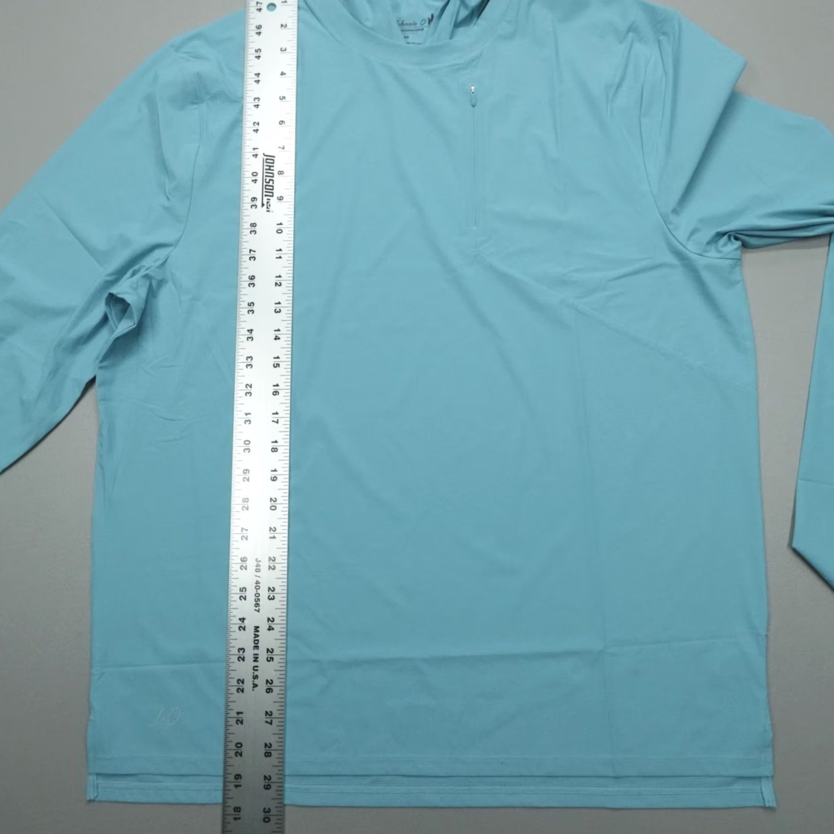 johnnie-O johnnie-O Hoodie Mens Size L Blue Breathable Lightweight Logo Performance Pullover Sports Size US M / EU 48-50 / 2 - 7 Thumbnail