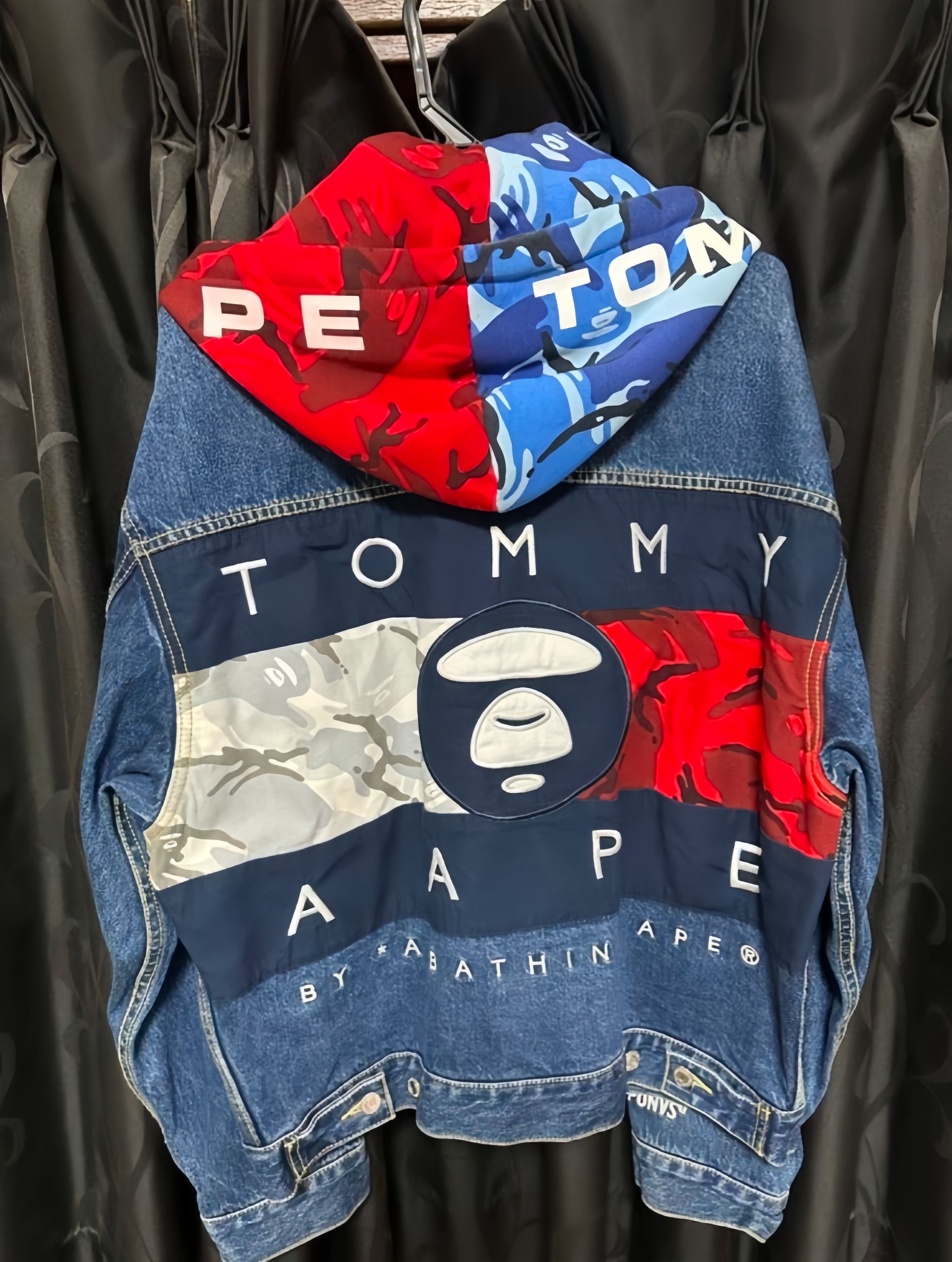 Aape × Tommy Hilfiger Tommy Hilfiger x Aape Denim Jacket Size US L / EU 52-54 / 3 - 4 Thumbnail