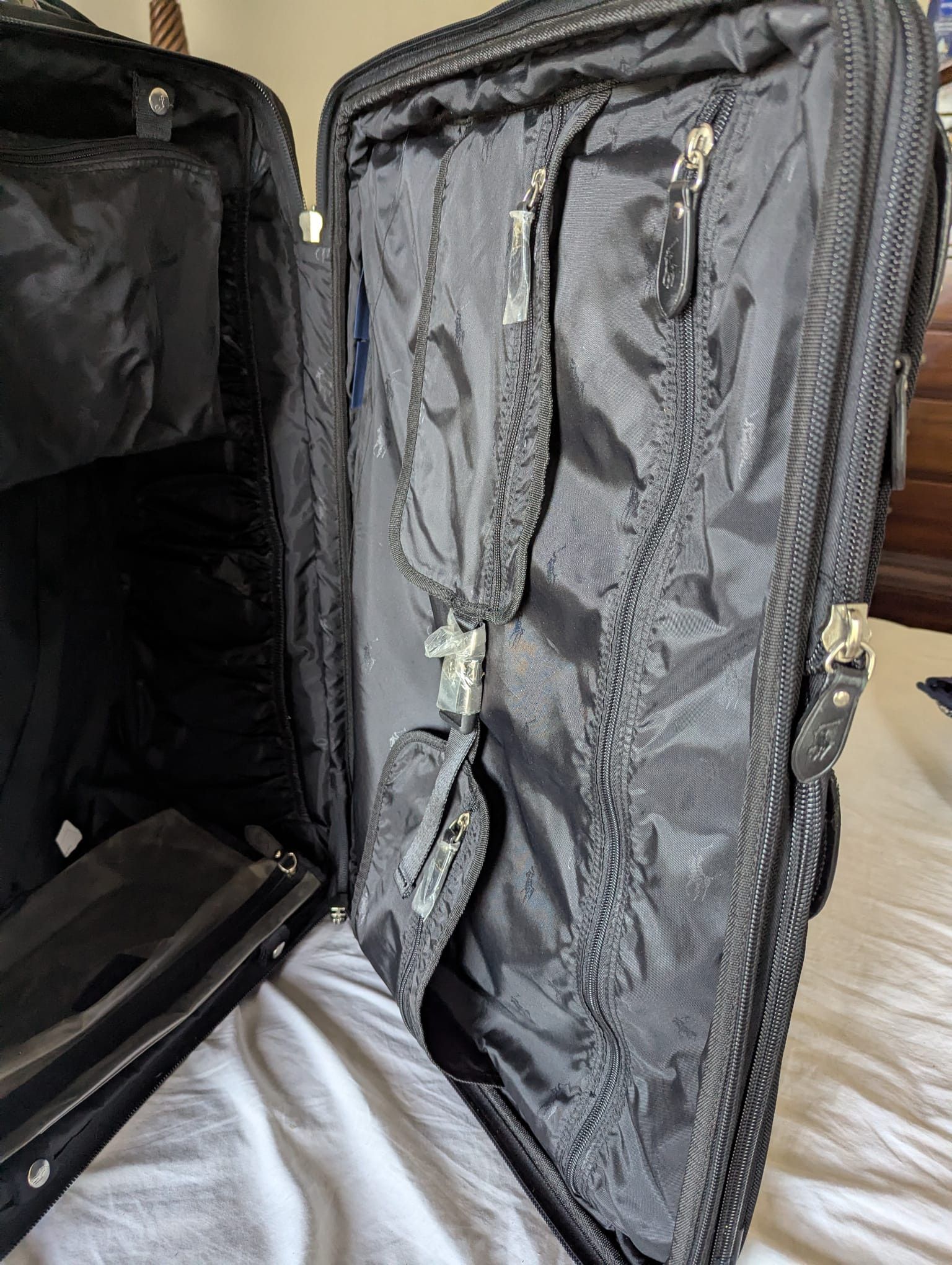 Polo Ralph Lauren Vintage Black Suit Case Size 46 - 7 Thumbnail
