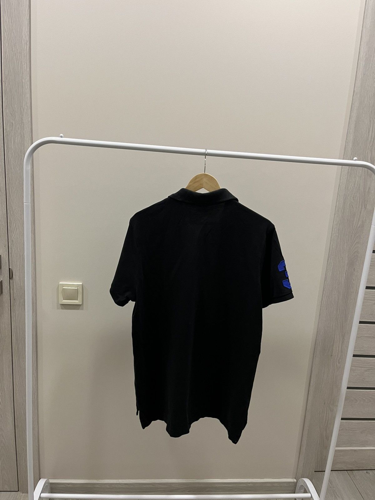 Polo Ralph Lauren Vintage Polo Ralph Lauren 3 Big Pony Polo Tee Y2K Black Size US L / EU 52-54 / 3 - 4 Thumbnail