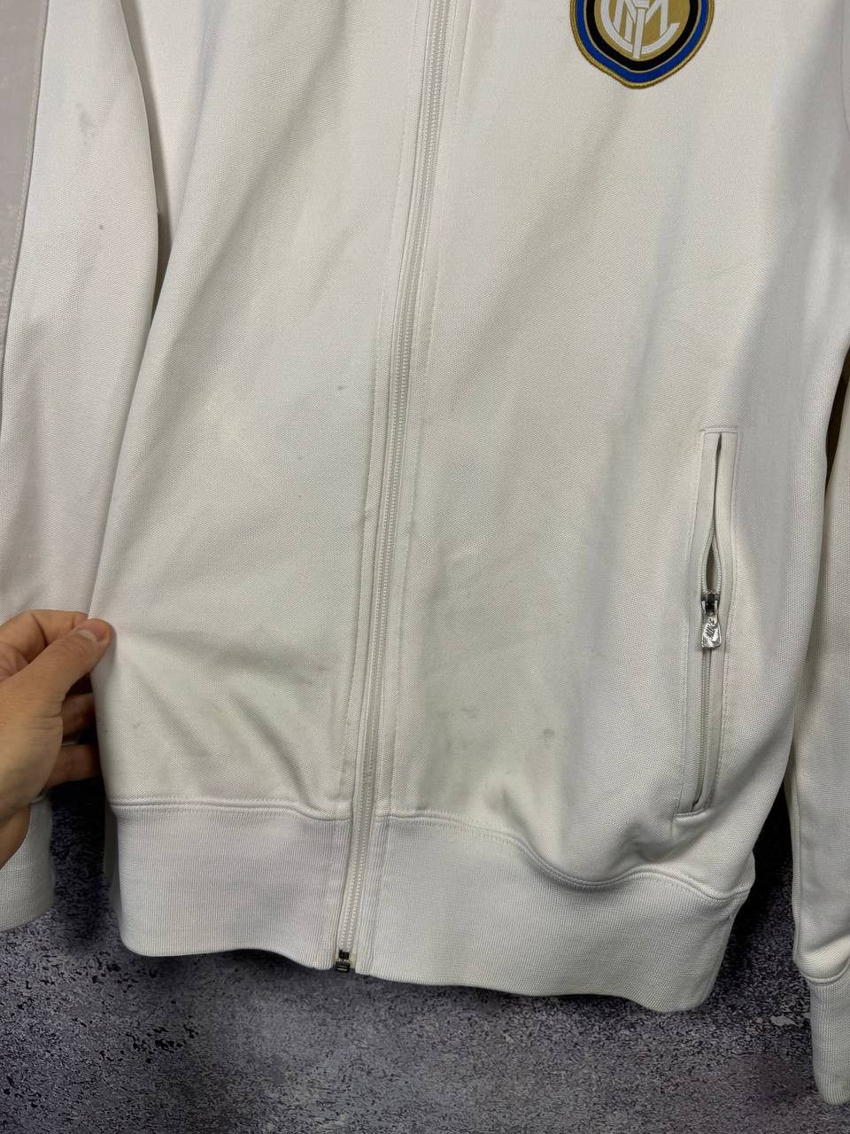 Nike × Vintage Nike Inter Milan 2009/10 Zip Up Training Jacket Small Size US S / EU 44-46 / 1 - 8 Thumbnail