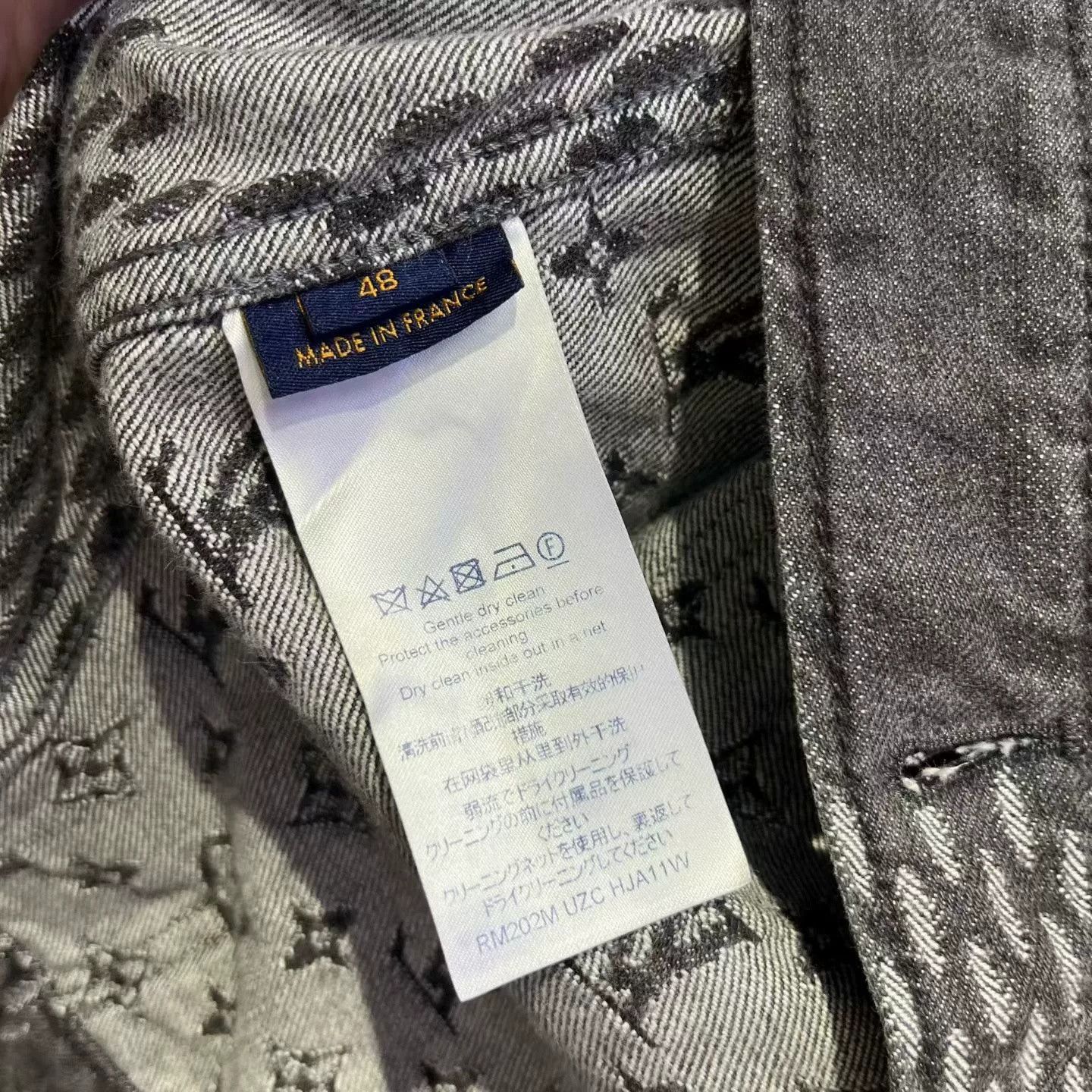 Louis Vuitton Louis Vuitton Black Monogram Patchwork Denim Jacket Size US M / EU 48-50 / 2 - 4 Thumbnail
