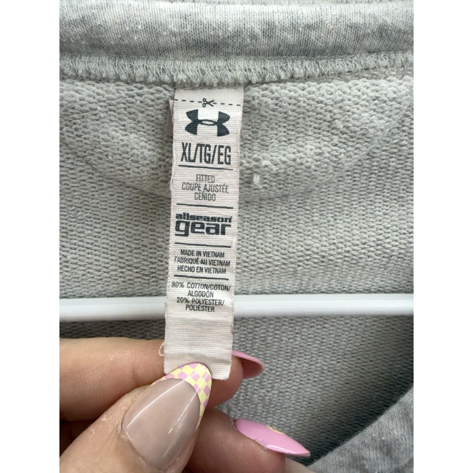 Under Armour Under Armour Womens Jacket XL Fitted Gray All Seasons Zip Up | City Outdoor | Regular Fit Womens Jacket Size XL / US 12-14 / IT 48-50 - 6 Thumbnail