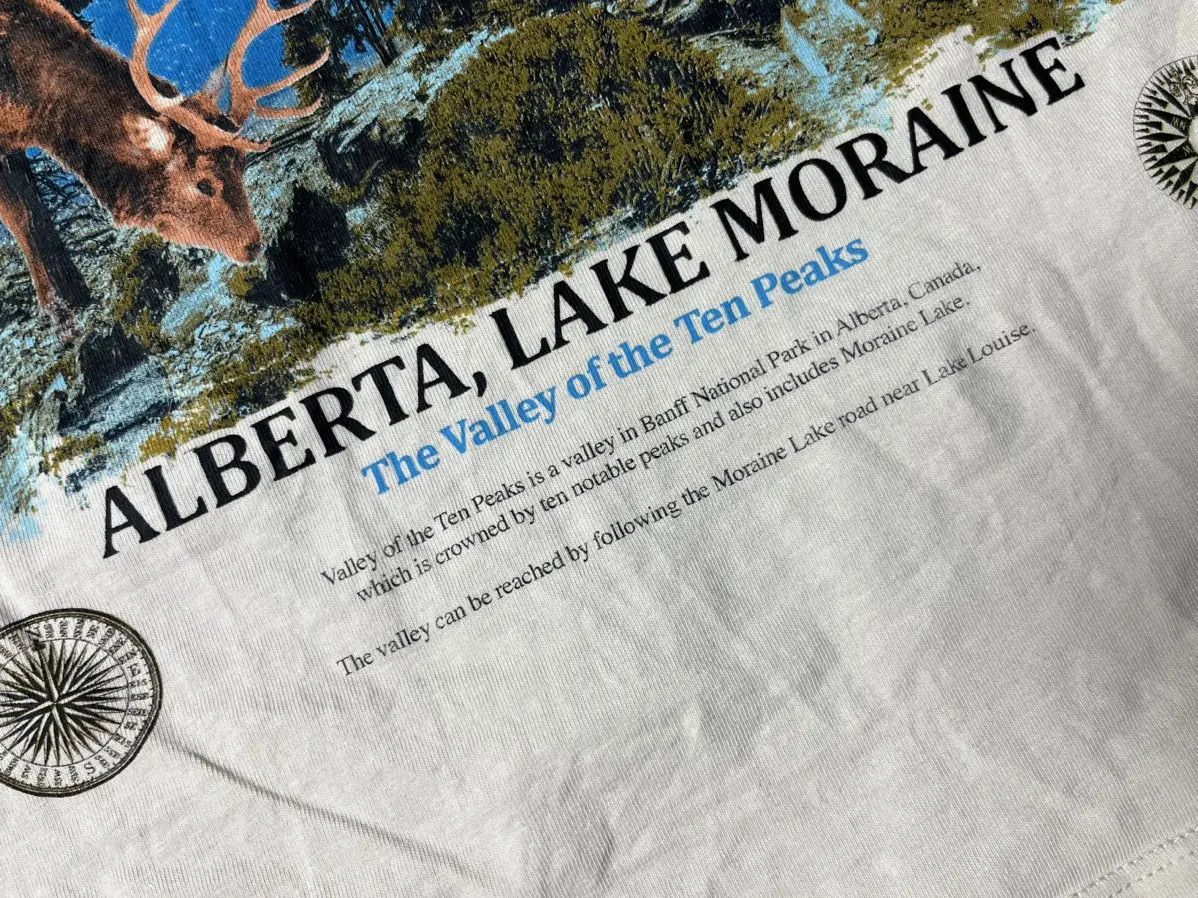 Band Tees Canadian Rockies Tshirt Alberta Lake Moriane Size US M / EU 48-50 / 2 - 5 Thumbnail