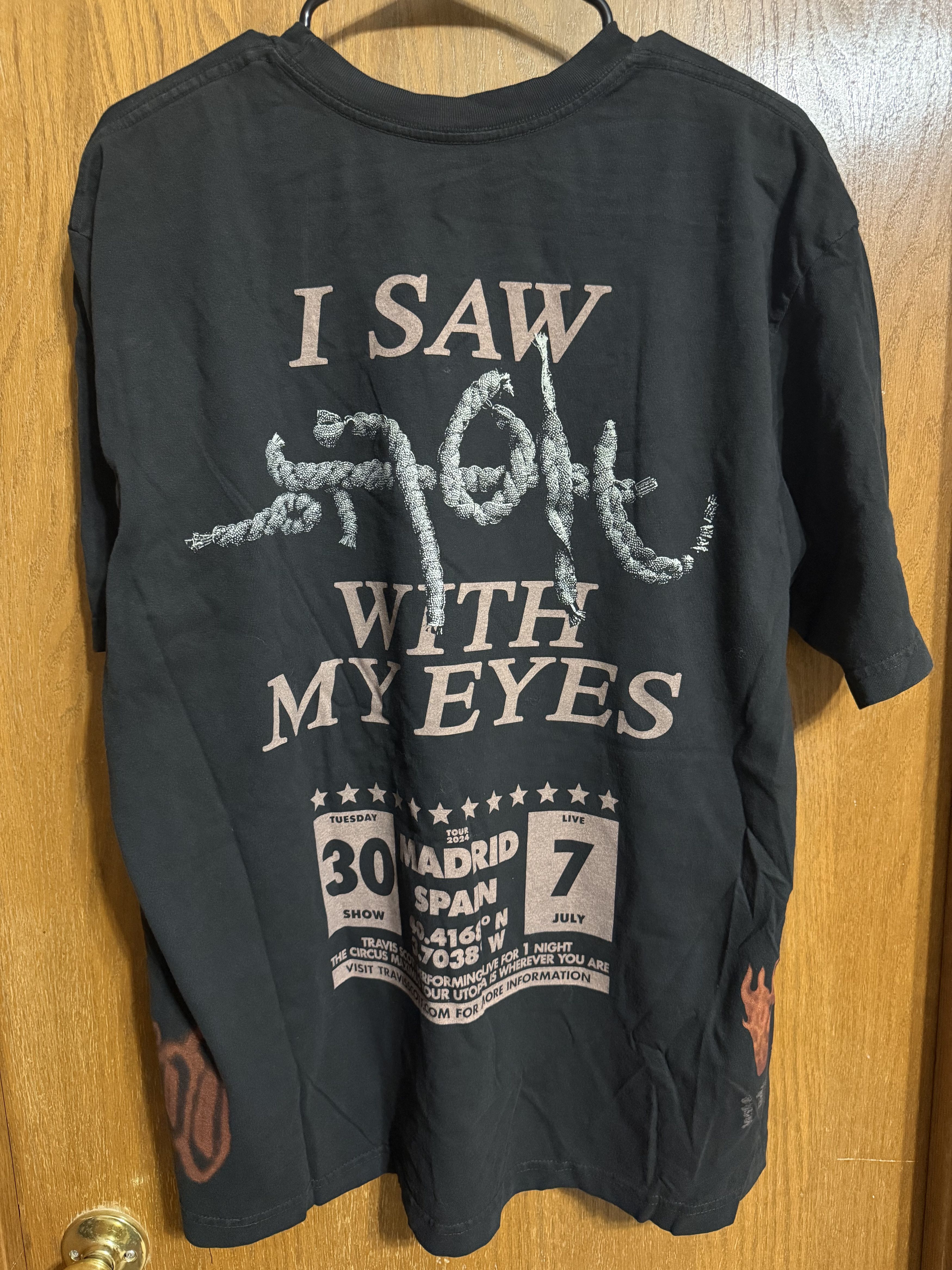 Travis Scott Travis Scott Utopia Madrid Exclusive T Shirt XXL Size US XXL / EU 58 / 5 - 4 Thumbnail