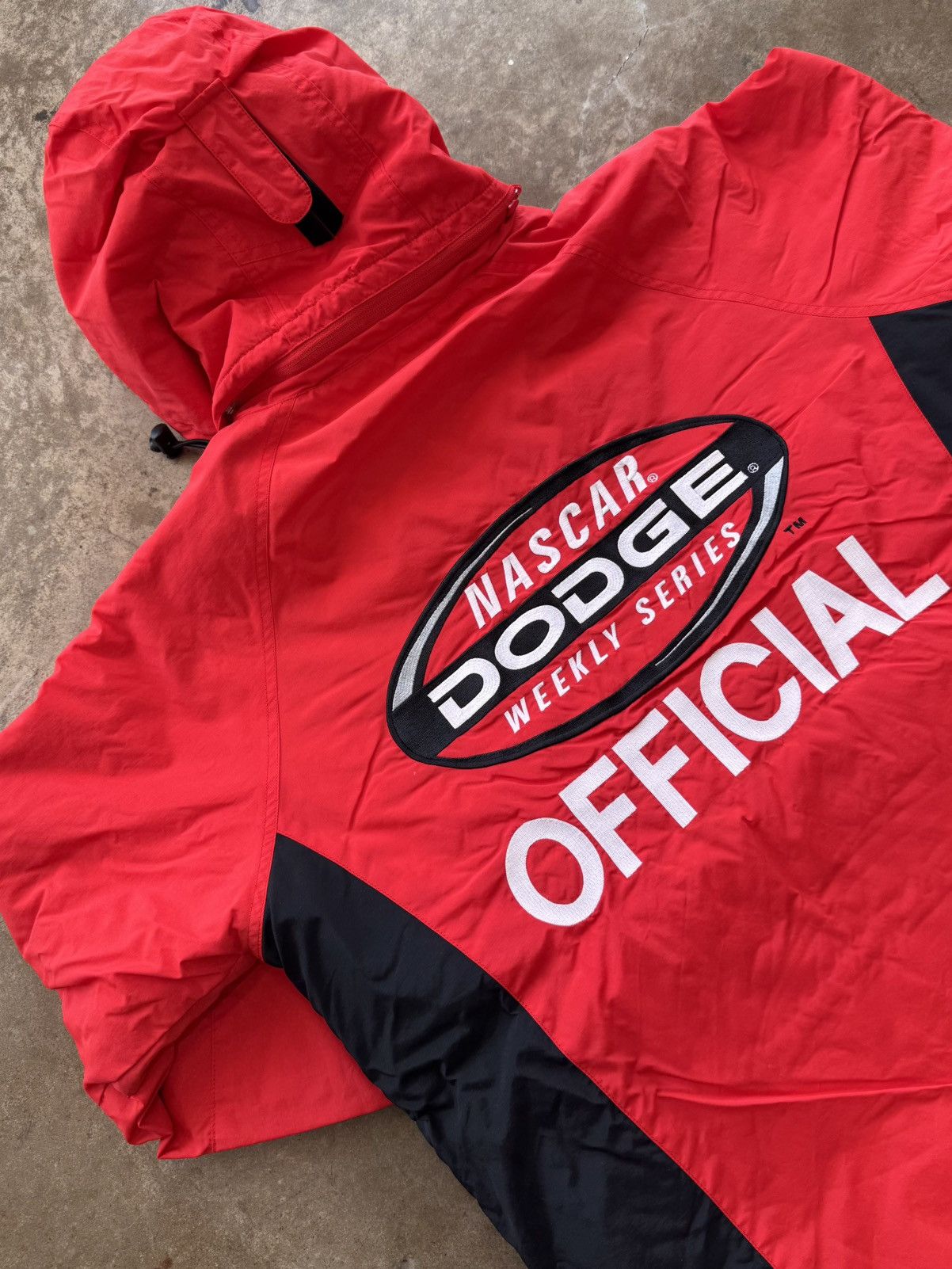 Vintage Vintage NASCAR Dodge Official Gear Hooded Jacket Medium Size US M / EU 48-50 / 2 - 1 Thumbnail