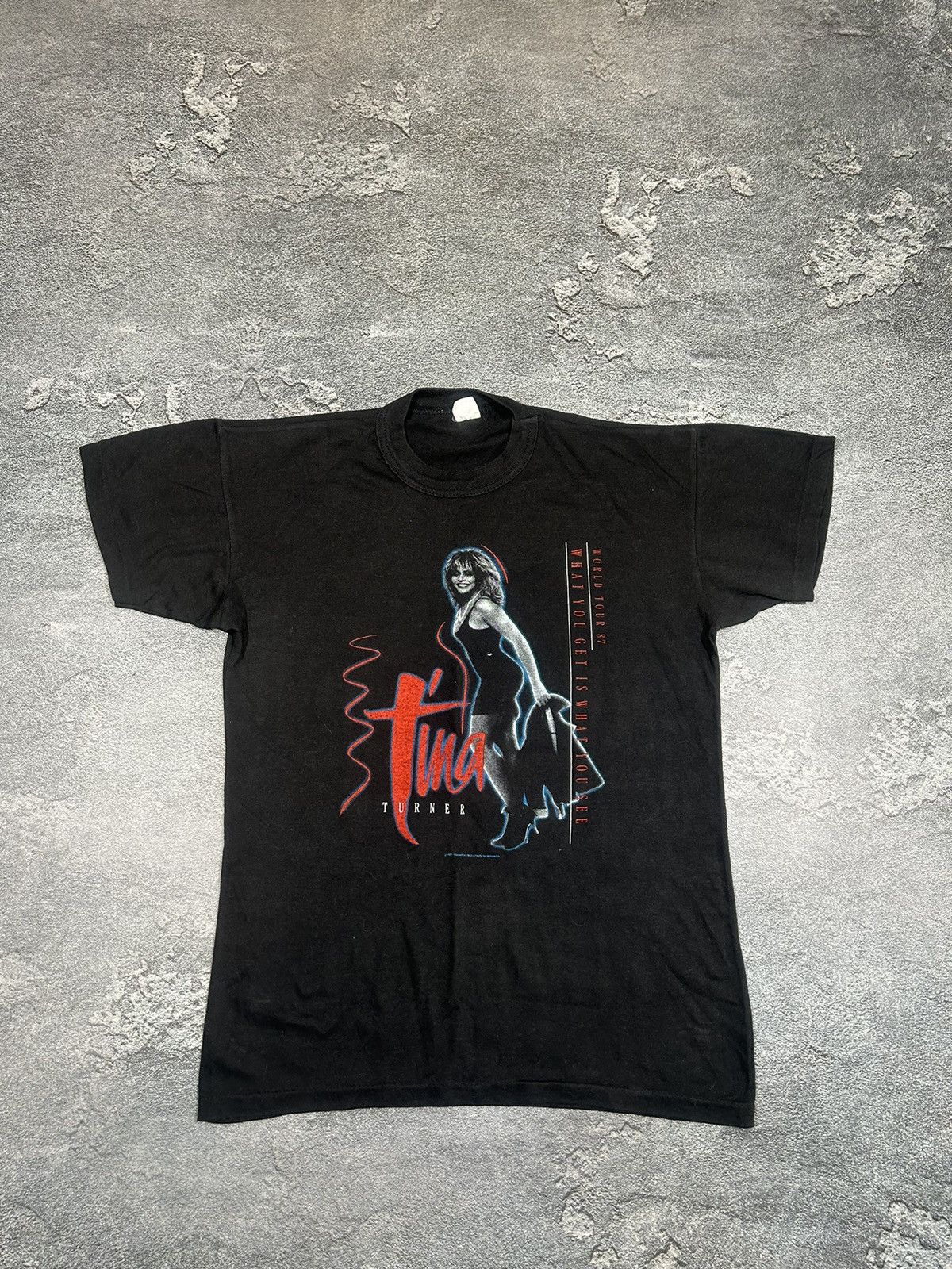 Vintage VINTAGE 80S TINA TURNER WORLD TOUR T-SHIRT | Grailed