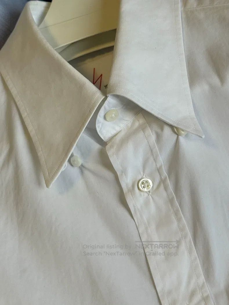 Yohji Yamamoto Yohji Yamamoto 07aw Empire Collar Gentleman Shirt Size US XXS / EU 40 - 3 Thumbnail