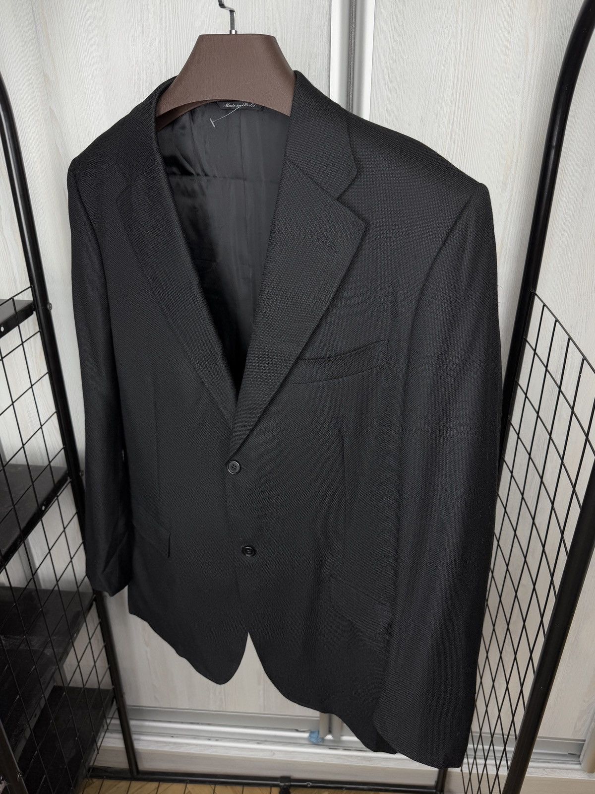 Canali Canali Black Basic pure wool 2 button classic blazer size 56 Size 46R - 6 Thumbnail