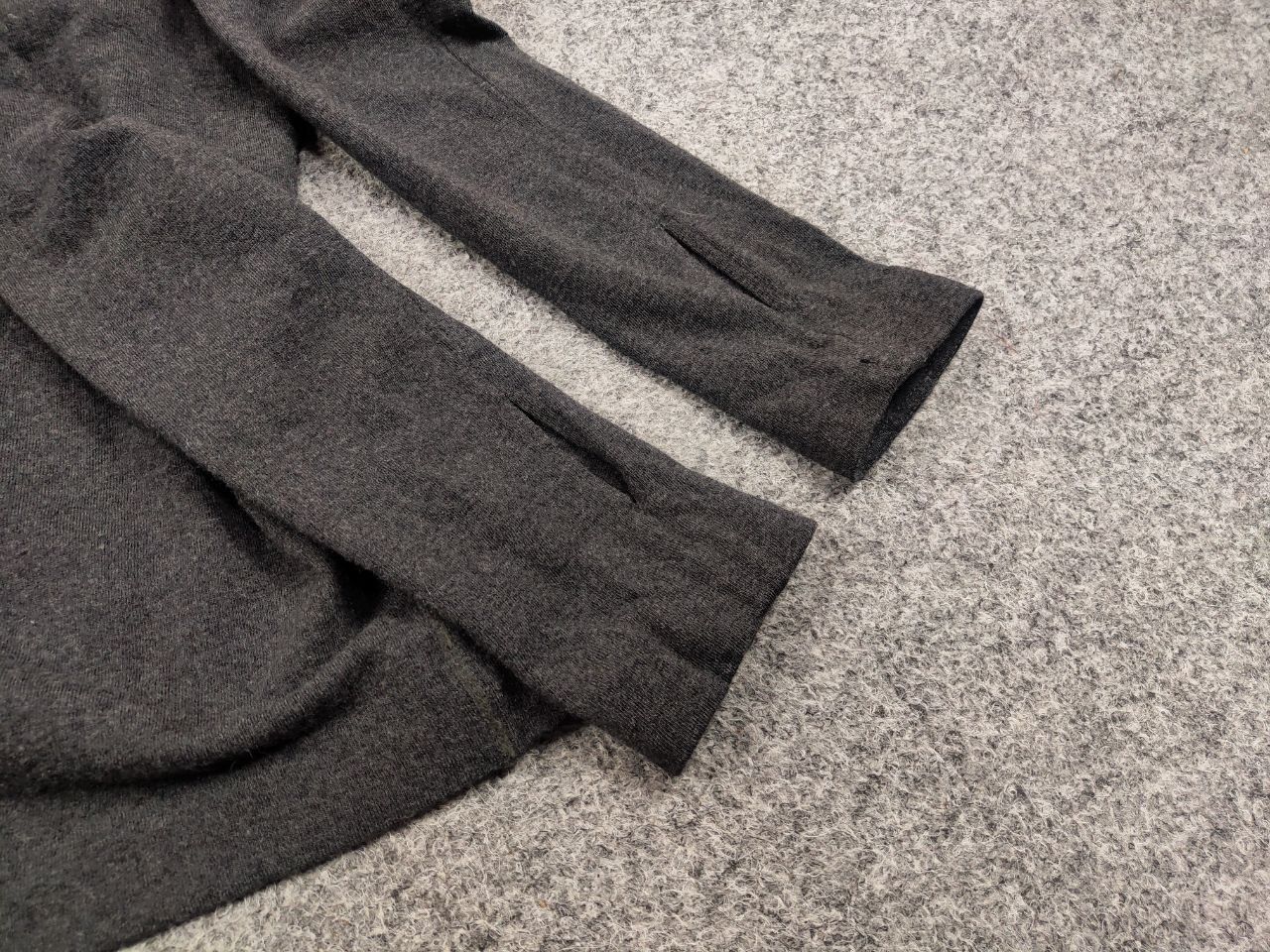 Designer Christa De Carouge Design Gray Wool Oversized Light Sweater Size ONE SIZE - 14 Thumbnail
