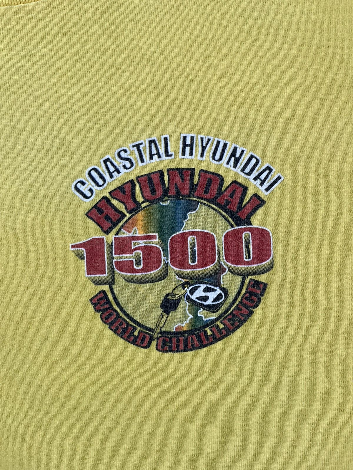 Vintage Vintage 90’s Hyundai 1500 World Challenge T-Shirt Size US XXL / EU 58 / 5 - 9 Thumbnail