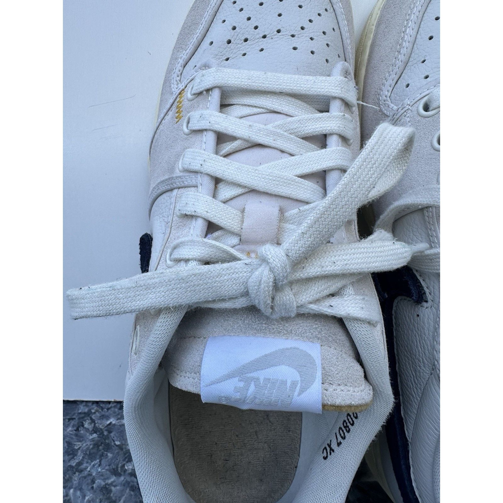 Nike Nike Union LA Air Jordan 1 AJKO Low Sail Muslin Leather US10 Size US 10 / EU 43 - 6 Thumbnail