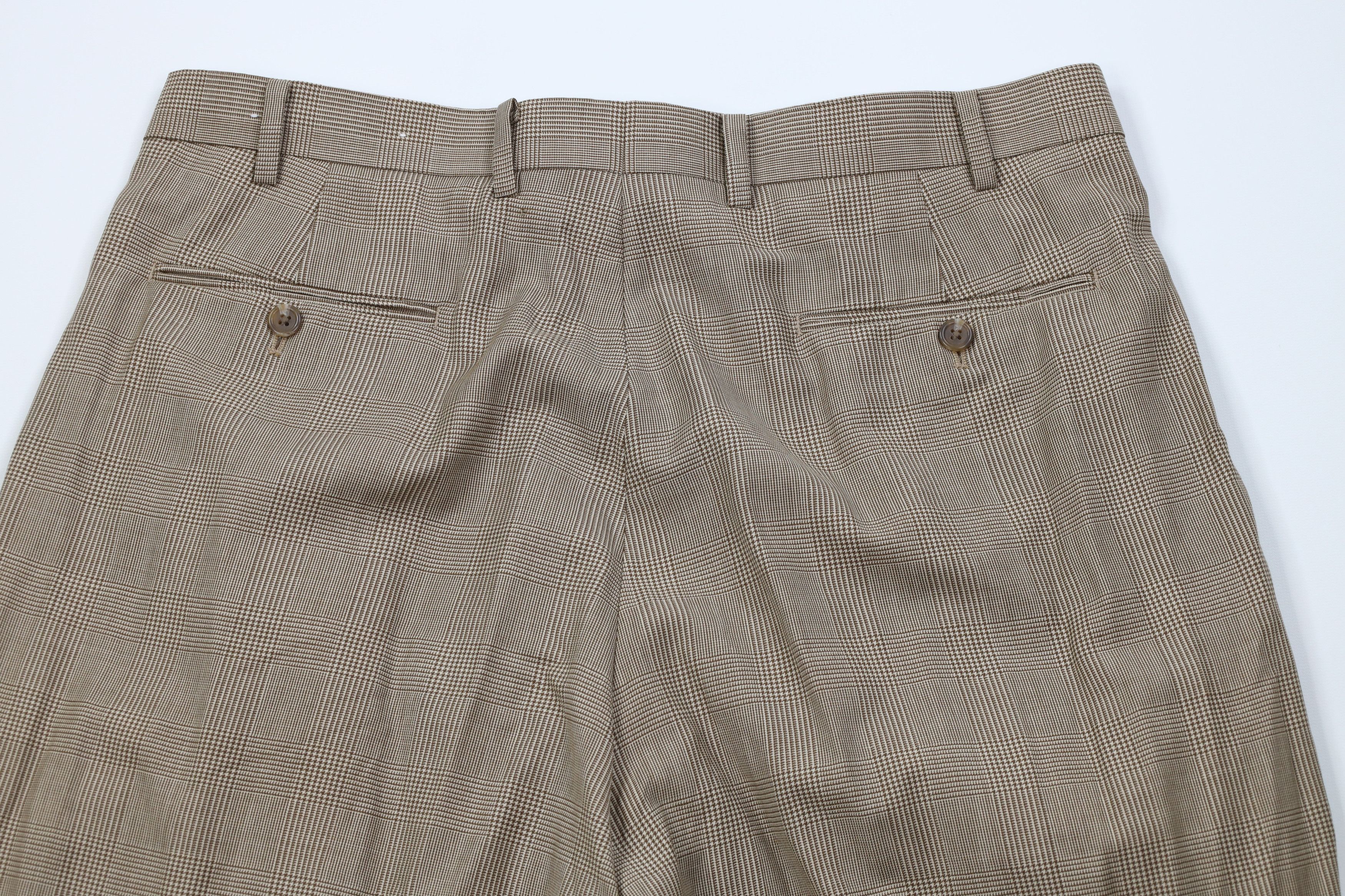 Ralph Lauren Vintage 90s Ralph Lauren Houndstooth Wide Leg Chino Pants Size US 36 / EU 52 - 11 Thumbnail
