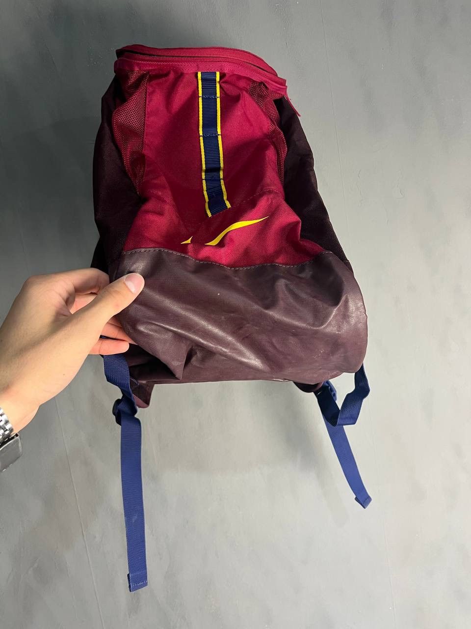 Nike Nike Mens Red Blue Swoosh FC Barcelona Football Backpack Bag Size ONE SIZE - 5 Thumbnail
