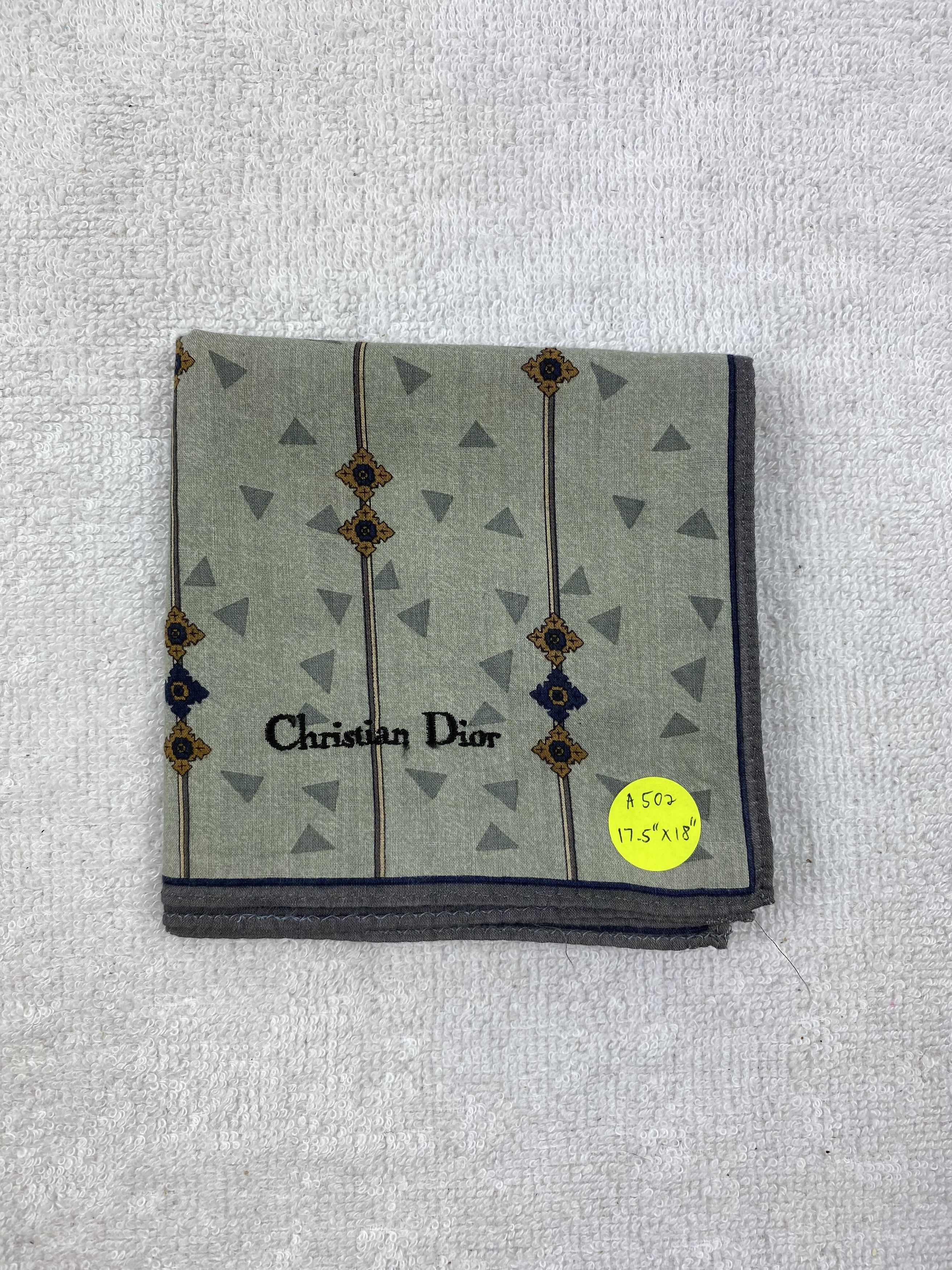 Vintage Christian DIor Handkerchief / Bandana / Neckerchief Size ONE SIZE - 6 Thumbnail