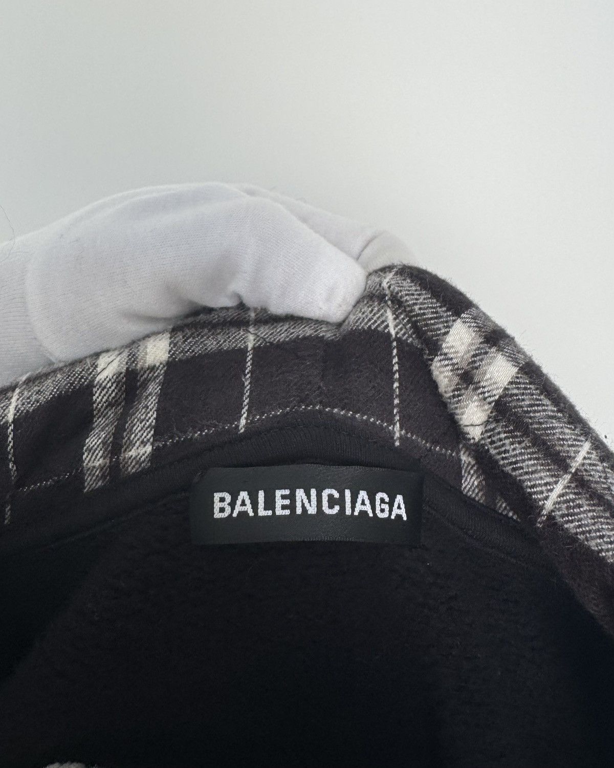 Balenciaga BALENCIAGA FW 18 Plaid Patchwork Hoodie Size US XS / EU 42 / 0 - 8 Thumbnail