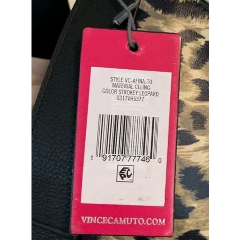Vince Camuto NWT | VINCE CAMUTO Leather Afina Leopard Print Tote Bag Size ONE SIZE - 6 Thumbnail