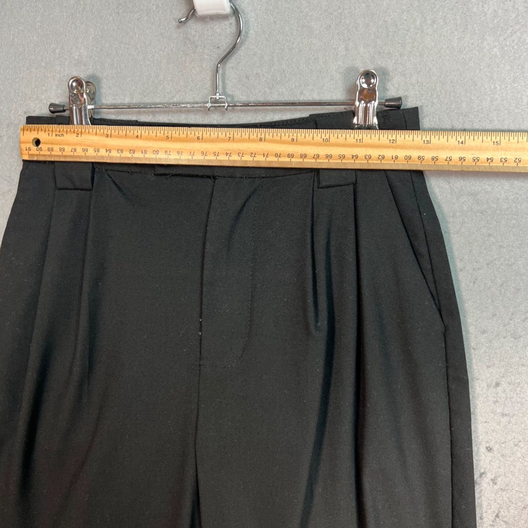 Mango Mango High-Waisted Black Tailored Pants Size 1 Pleated Womens Size 25" / US 0 / IT 36 - 5 Thumbnail