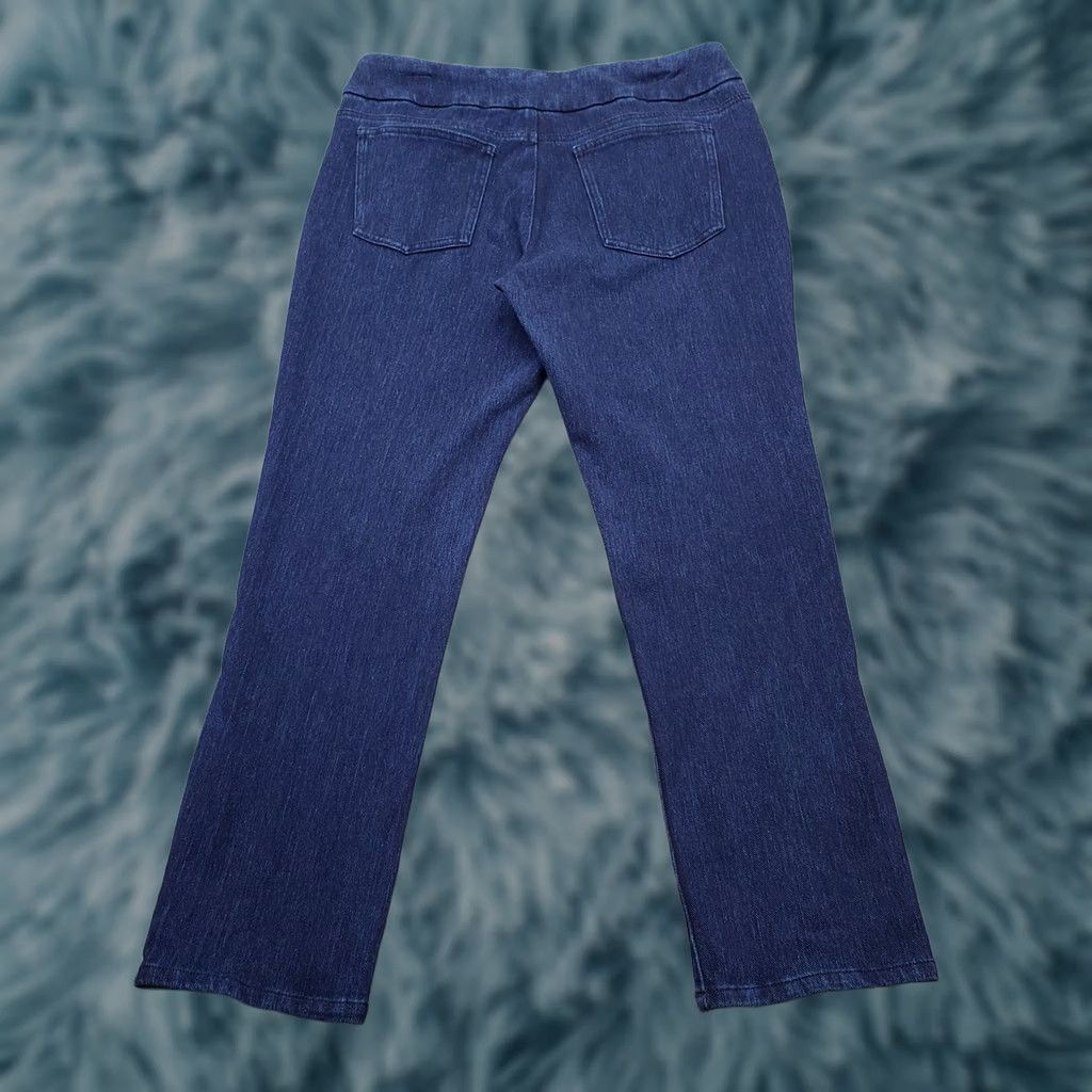 Coldwater Creek Coldwater Creek Jeans Womens Blue Denim Stretch Straight Leg High Waist Pull On Mens? Wait;** Size 30" / US 8 / IT 44 - 1 Thumbnail