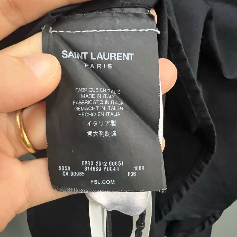 Saint Laurent Paris Saint Laurent Paris black shirt 2505-Nextarrow Size XS / US 0-2 / IT 36-38 - 4 Thumbnail