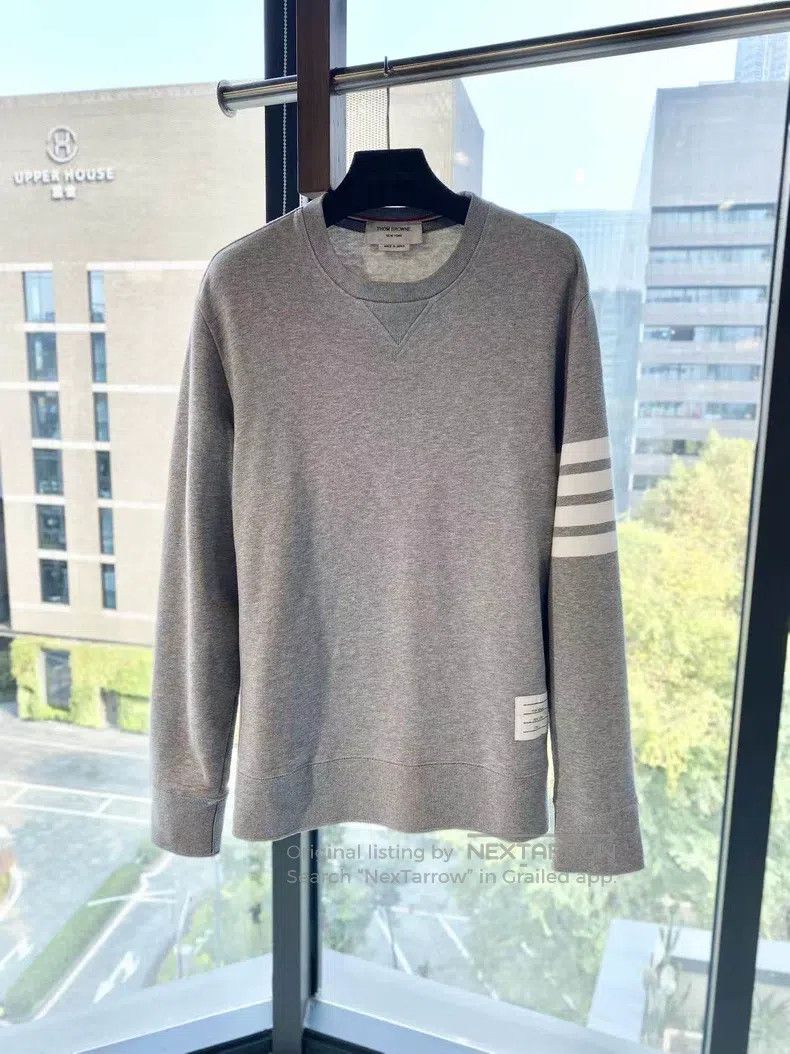 Thom Browne Thom Browne Classic striped logo hoodie Size US XXL / EU 58 / 5 - 2 Thumbnail