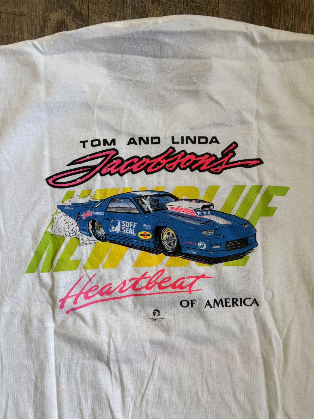 Vintage Vintage Chevy Heartbeat Of America Shirt Size US XL / EU 56 / 4 - 4 Thumbnail