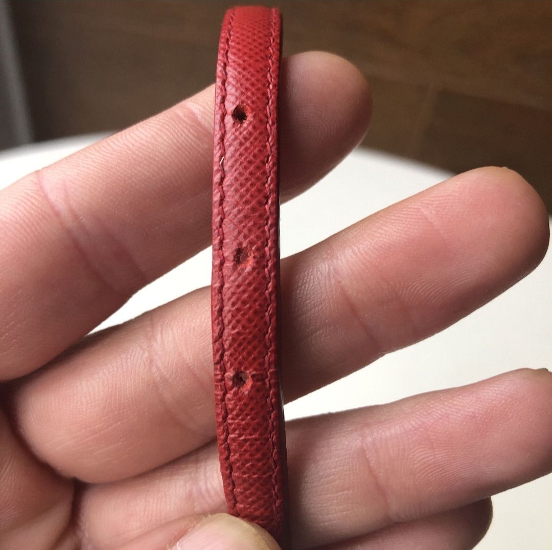Prada Prada Leather Belted Bracelet Size ONE SIZE - 3 Thumbnail