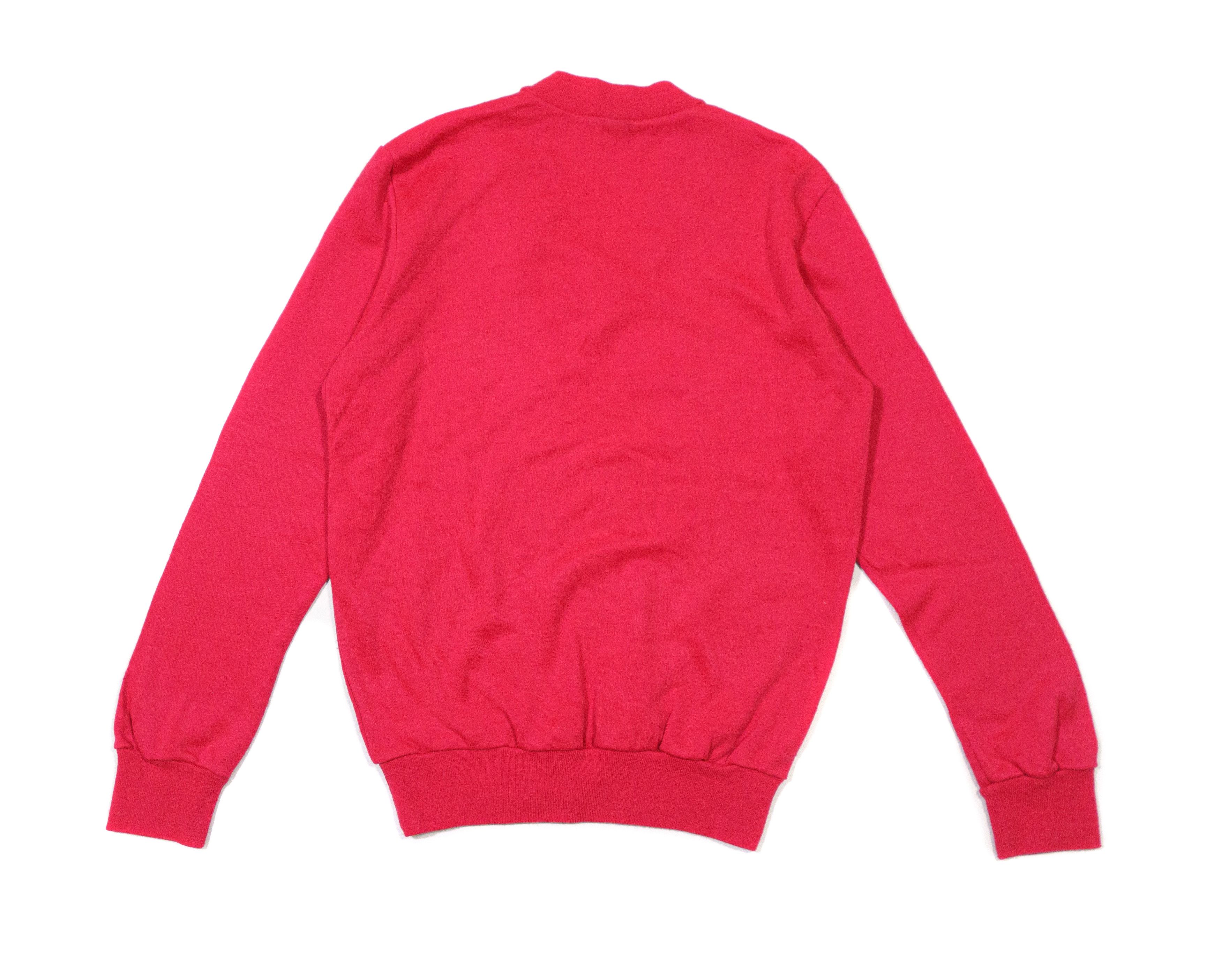 Adidas 80S Logo V-Neck Sweatshirt Made in Korea Size US M / EU 48-50 / 2 - 2 Thumbnail