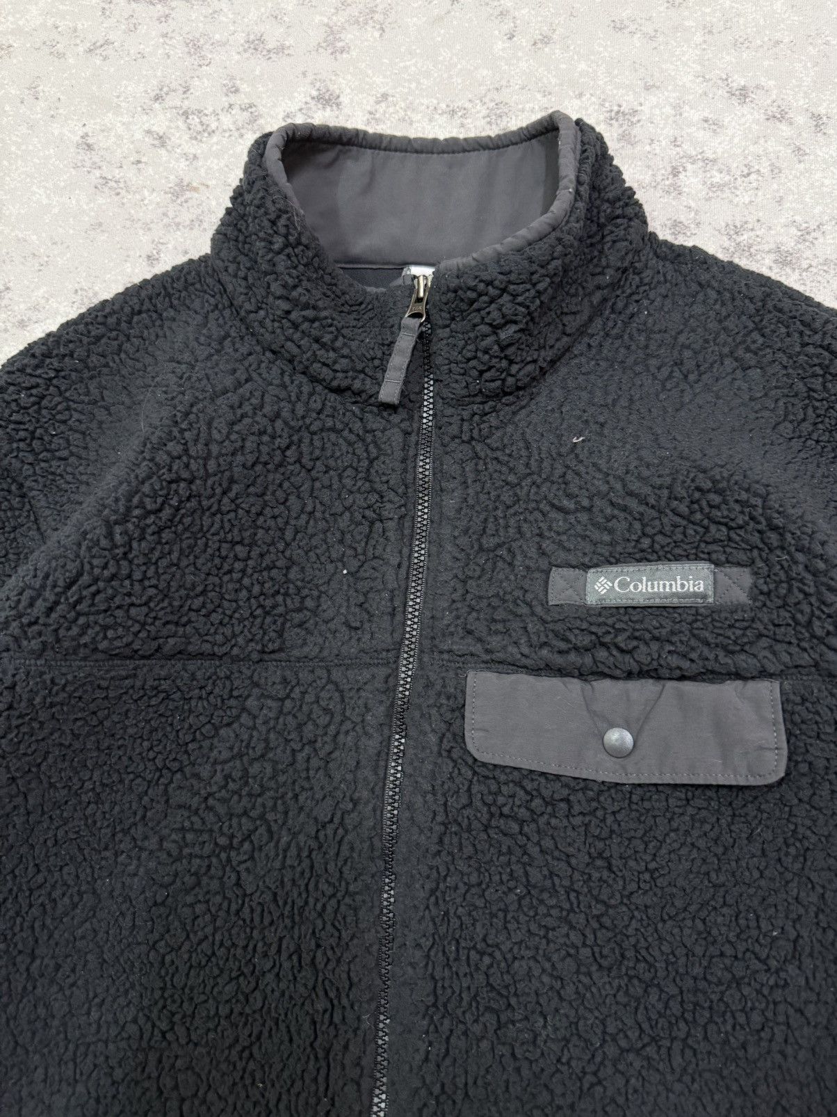 Columbia Columbia Shearling Sherpa Fleece Zip up Sweater Size US M / EU 48-50 / 2 - 4 Thumbnail