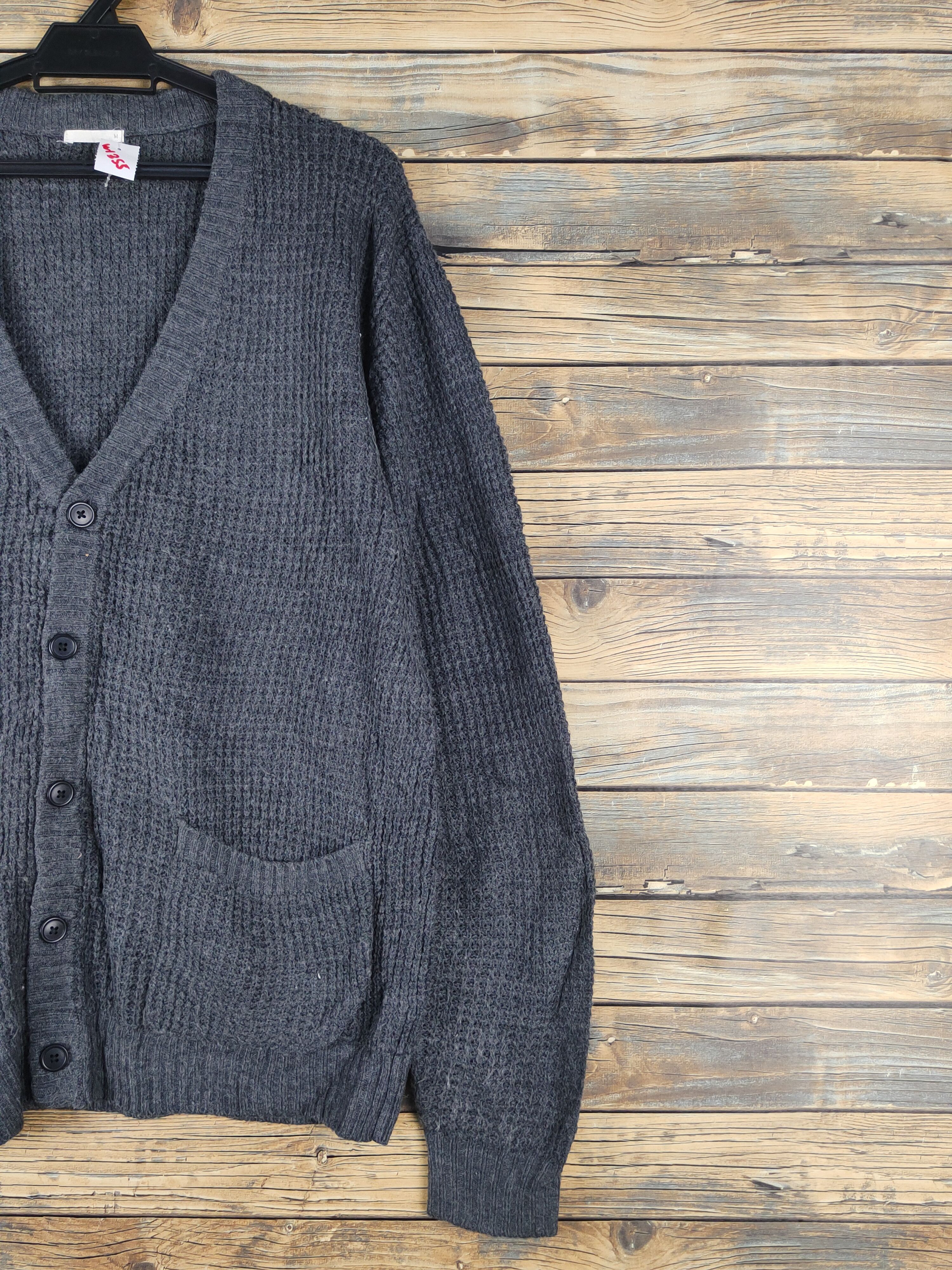 GU GU Dark Gray Knitwear Cardigan #W1355 Size US M / EU 48-50 / 2 - 5 Thumbnail